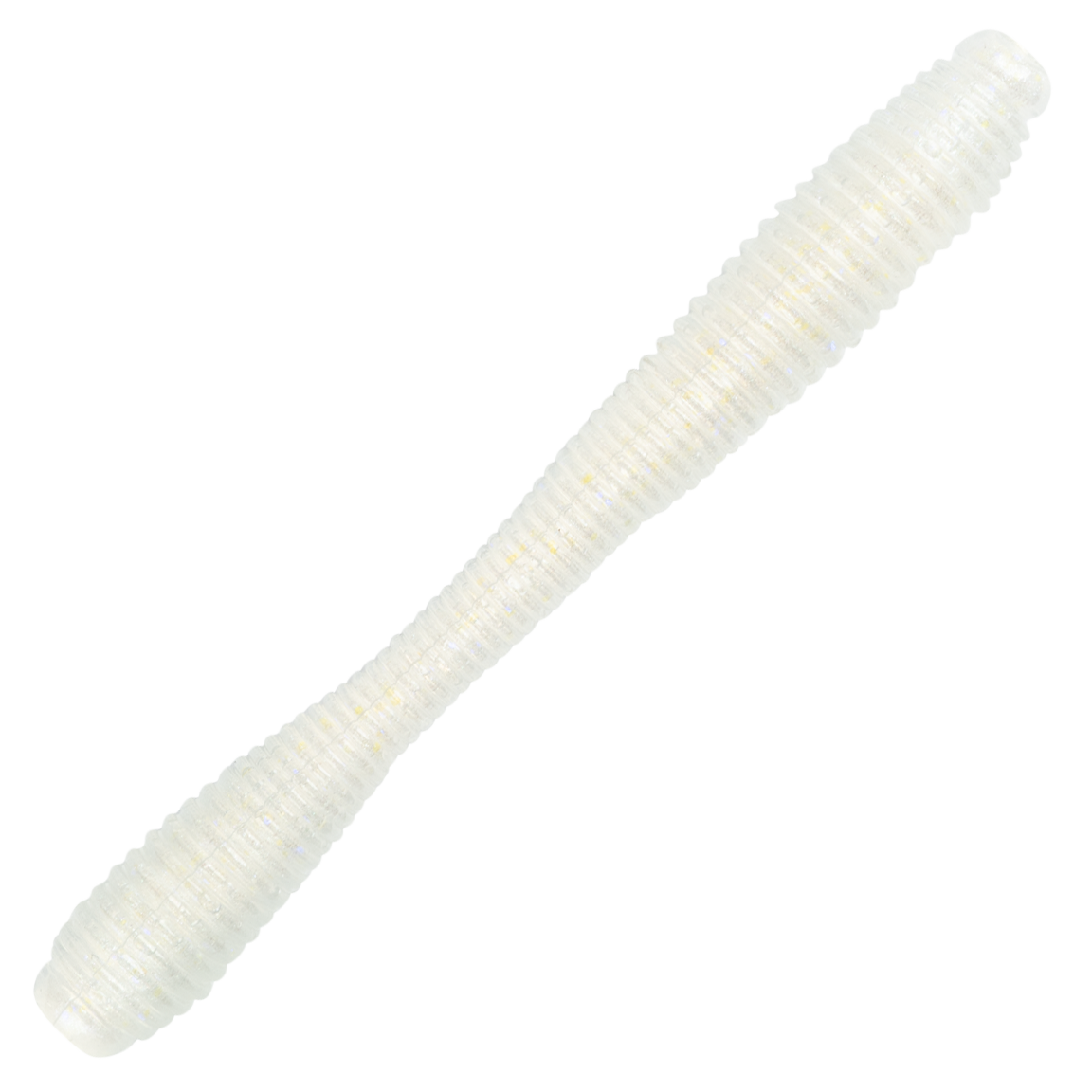 Image of "6th Sense Fishing Bounce Worm - Ghost Ice Minnow - 3.8"""