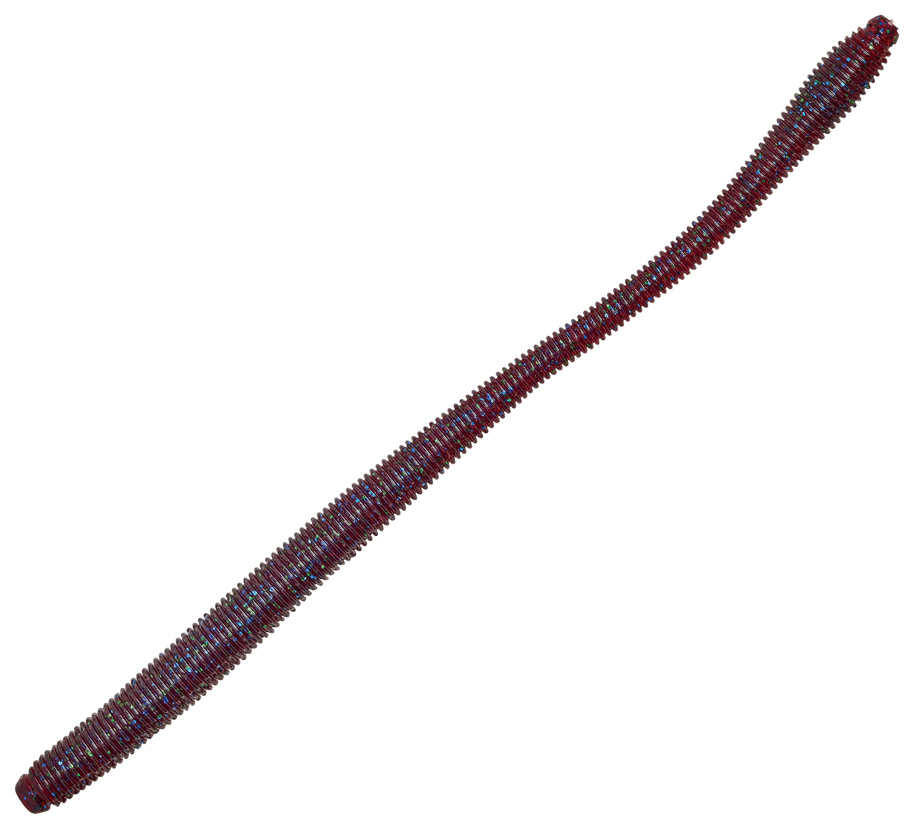 Image of "6th Sense Fishing Bounce Worm - Blood Apple - 6.75"""