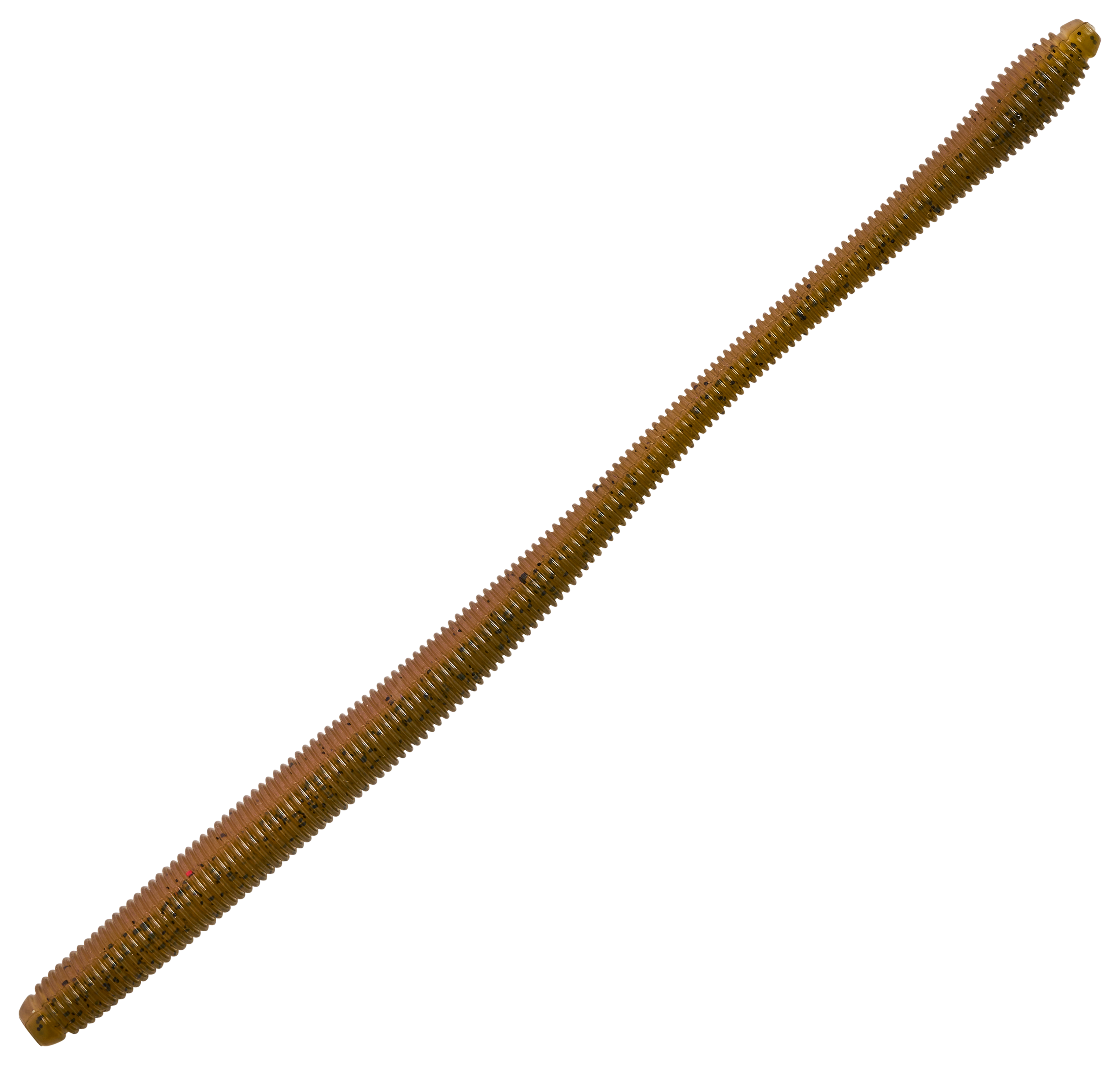 Image of "6th Sense Fishing Bounce Worm - Green Pumpkin Pro - 6.75"""