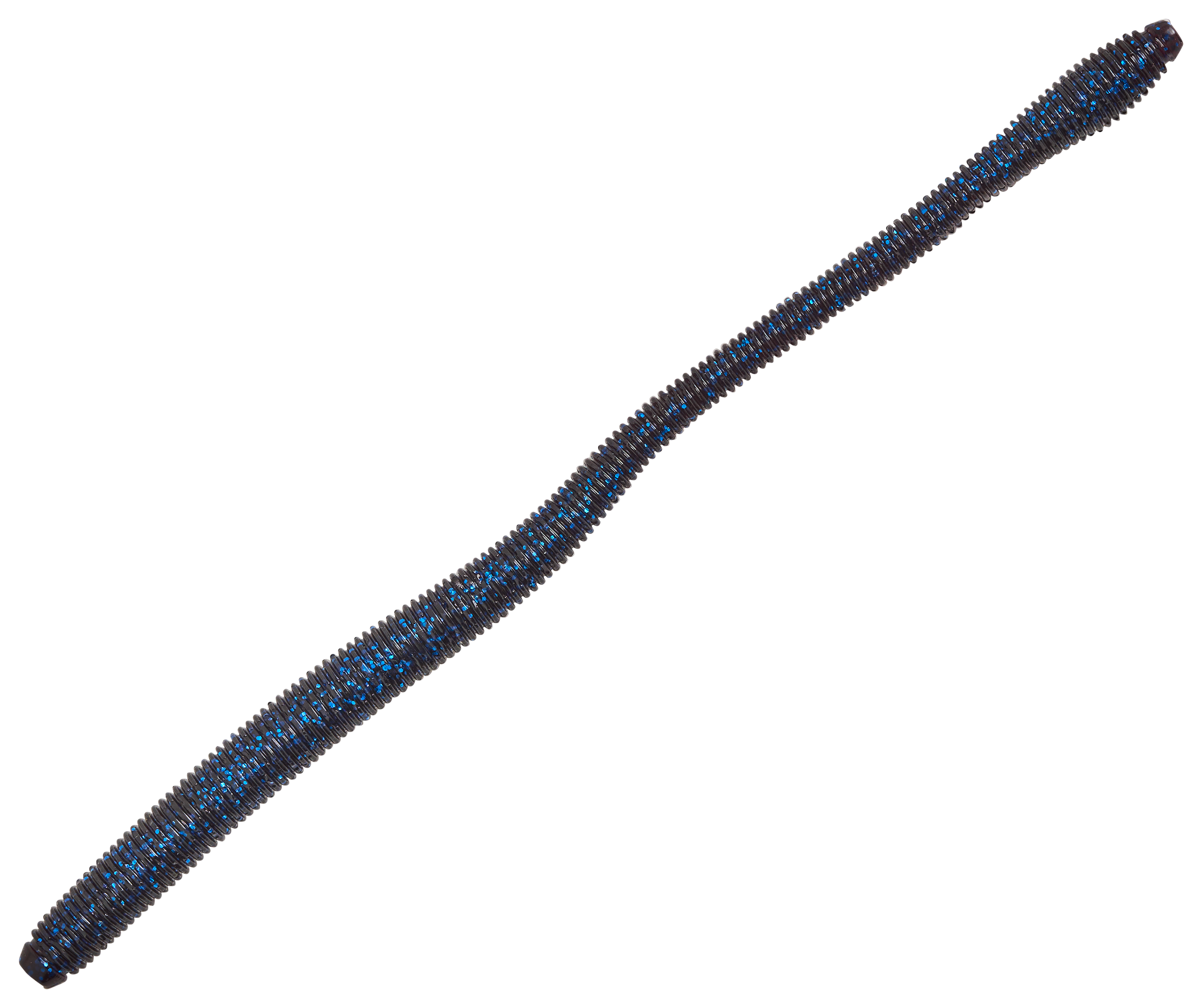 Image of "6th Sense Fishing Bounce Worm - Plum Fleck - 6.75"""