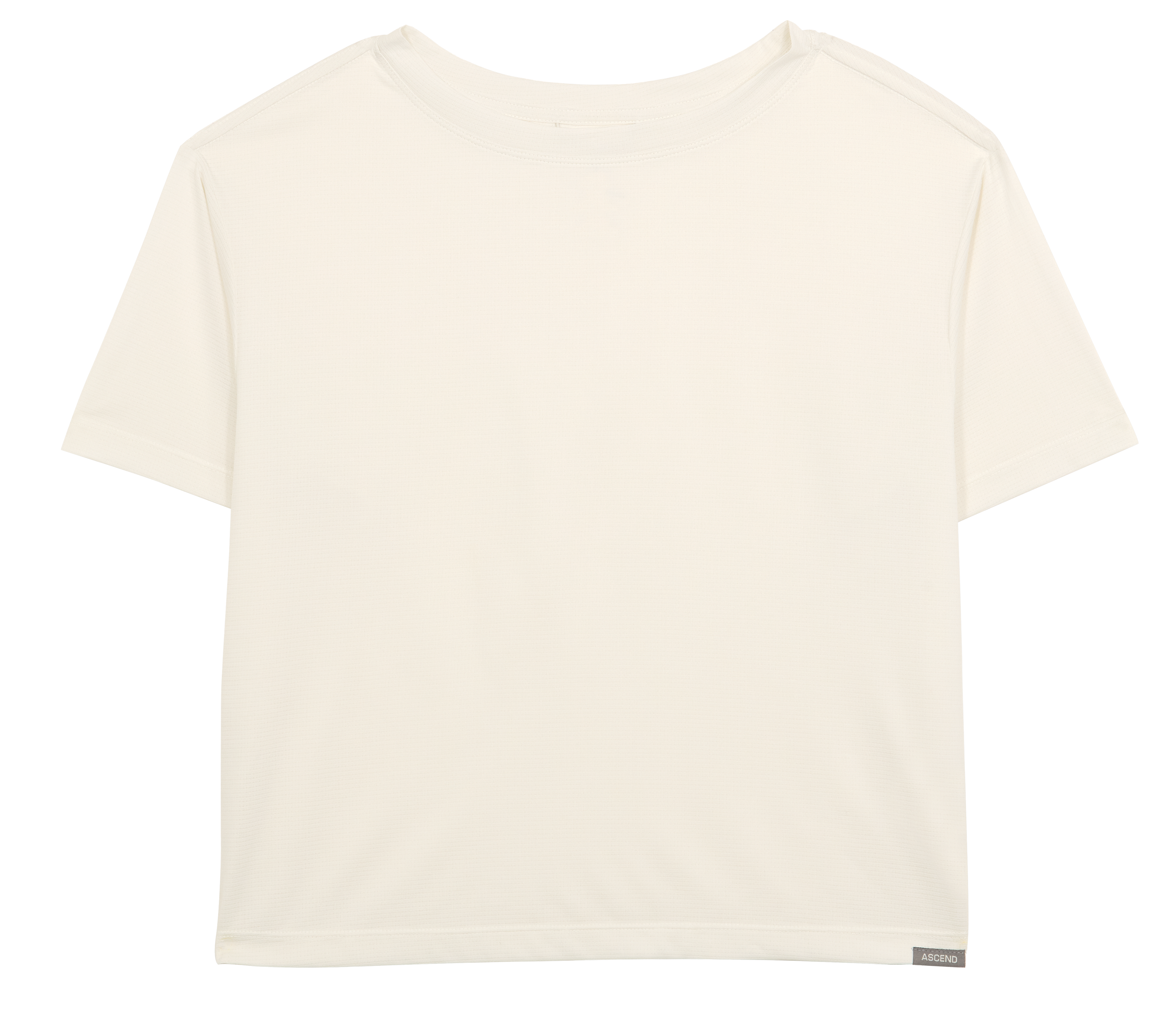 Image of Ascend 3D Cool Lightweight Short-Sleeve Shirt - Coconut Milk