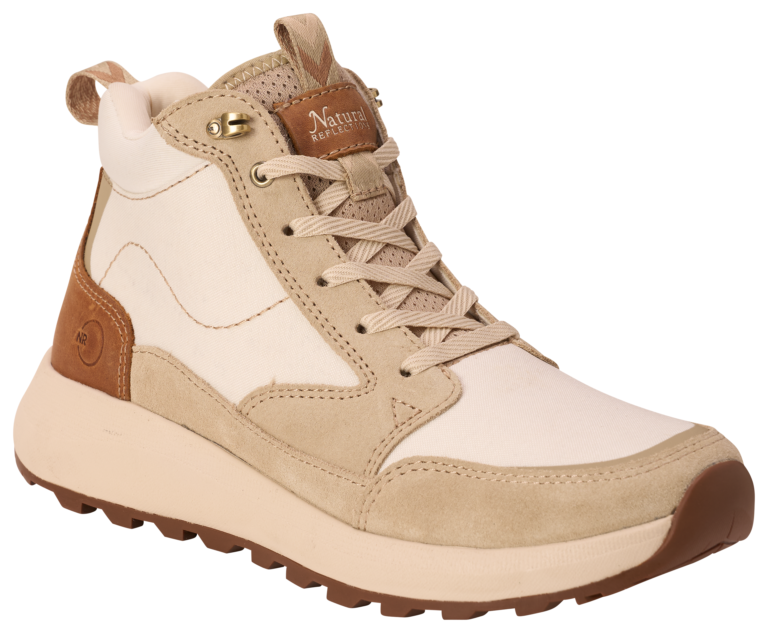 Image of Natural Reflections Crest Mid Hiking Boots for Women - Marshmallow