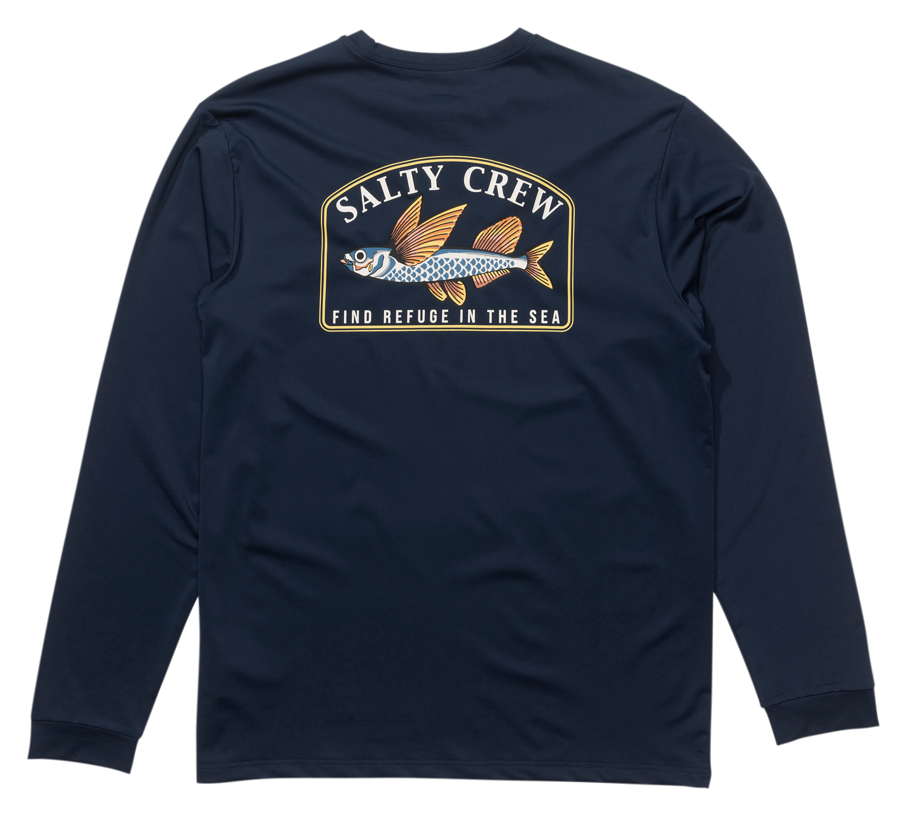 Image of Salty Crew Fly Home Long-Sleeve Sunshirt - Navy