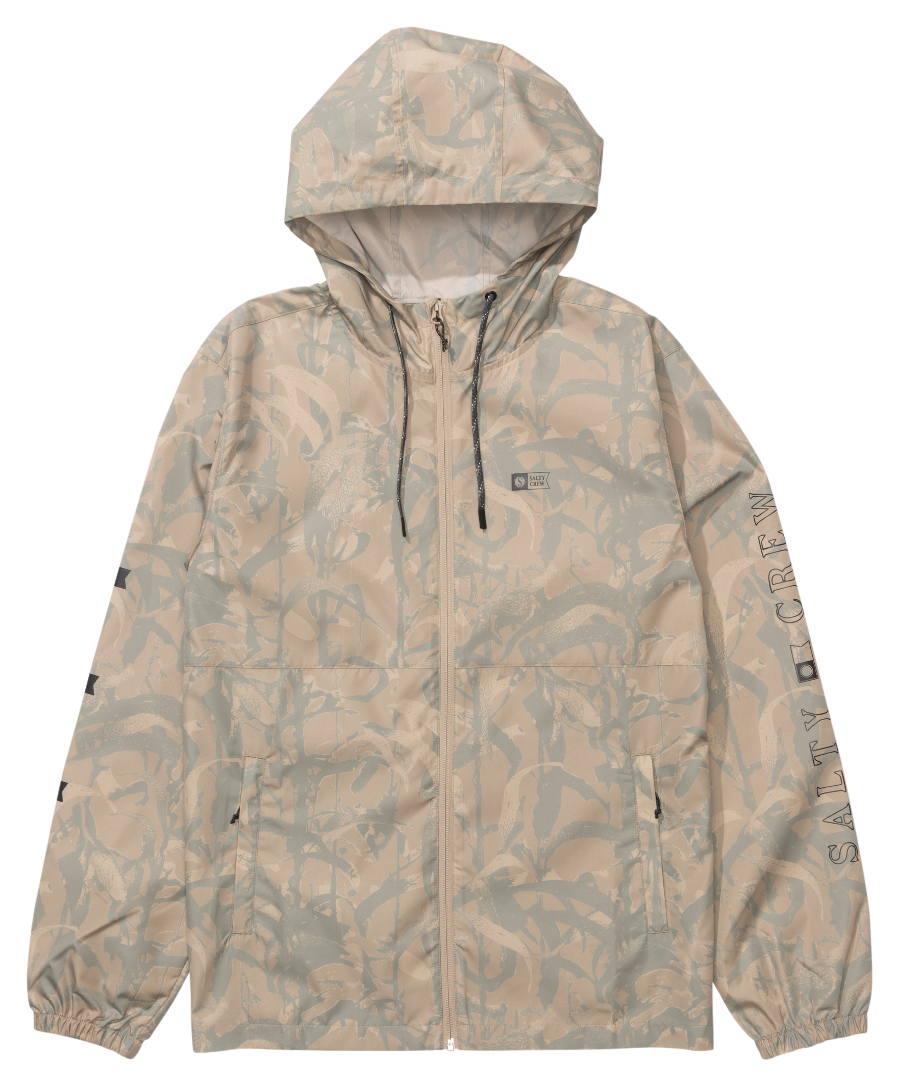 Image of Salty Crew Surface Windbreaker Jacket - Light Camo