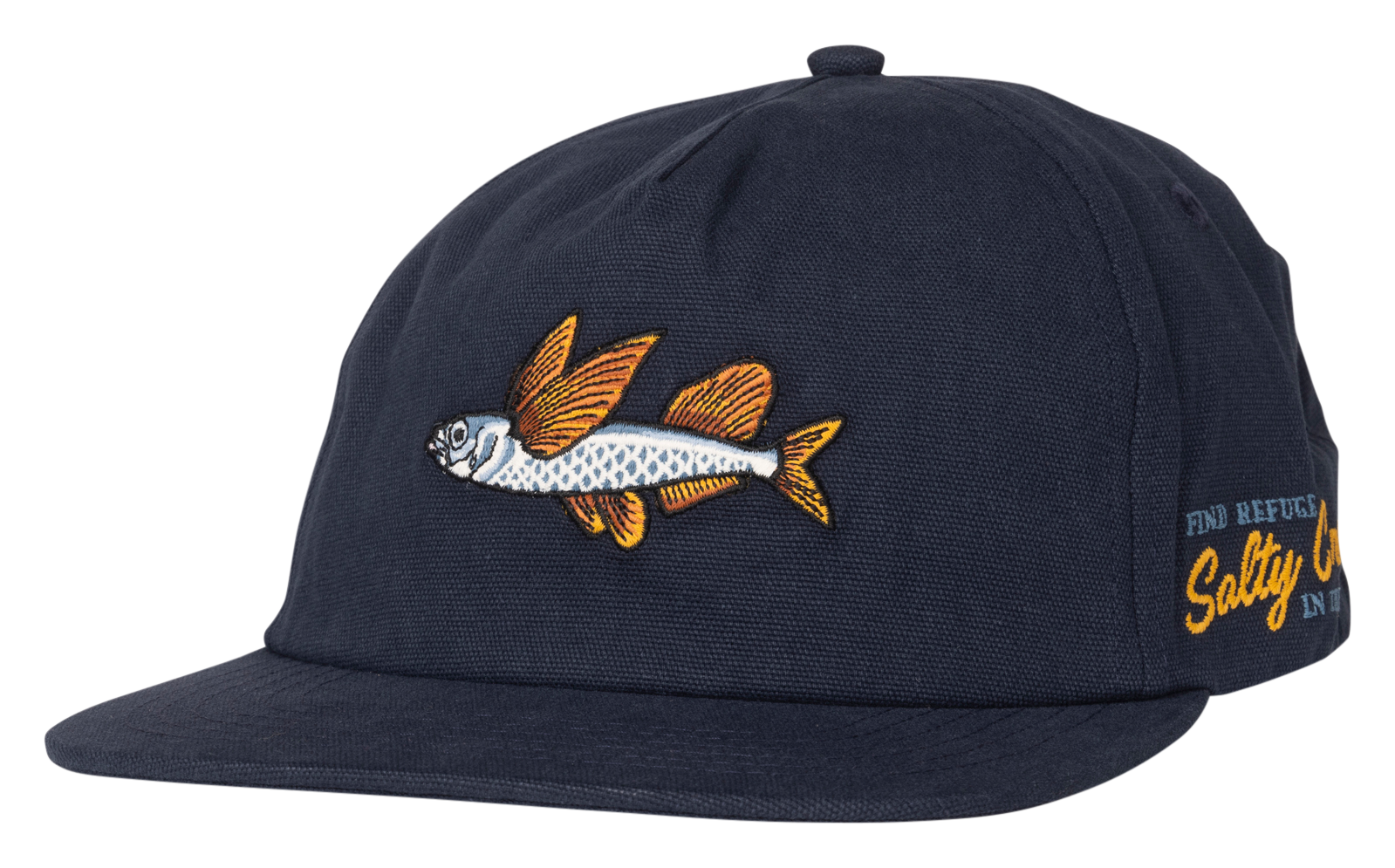Image of Salty Crew Coastal Fish Embroidered Snapback Cap