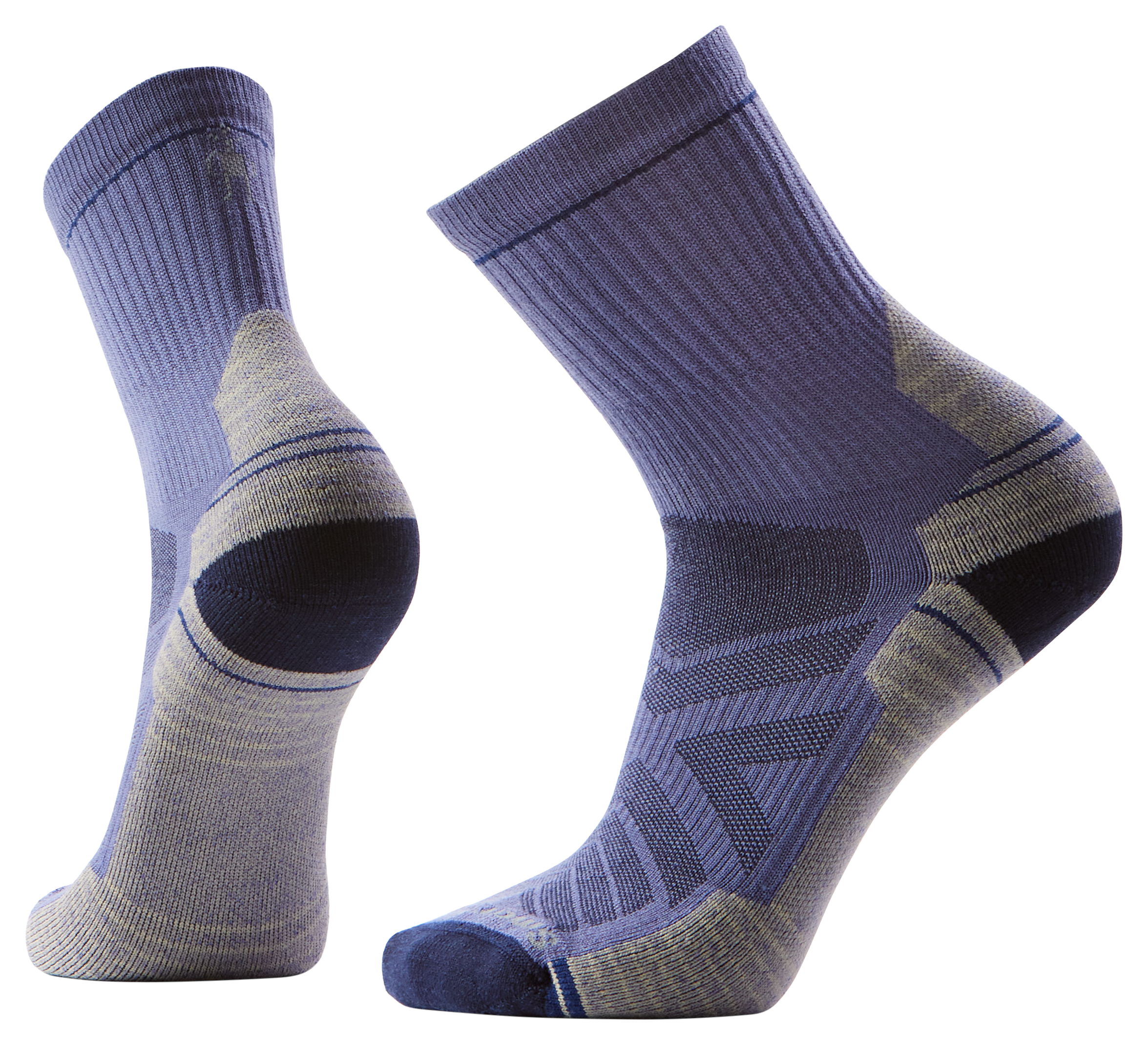 Image of Smartwool Hike Light-Cushion Crew Socks for Men - Nightfall Blue