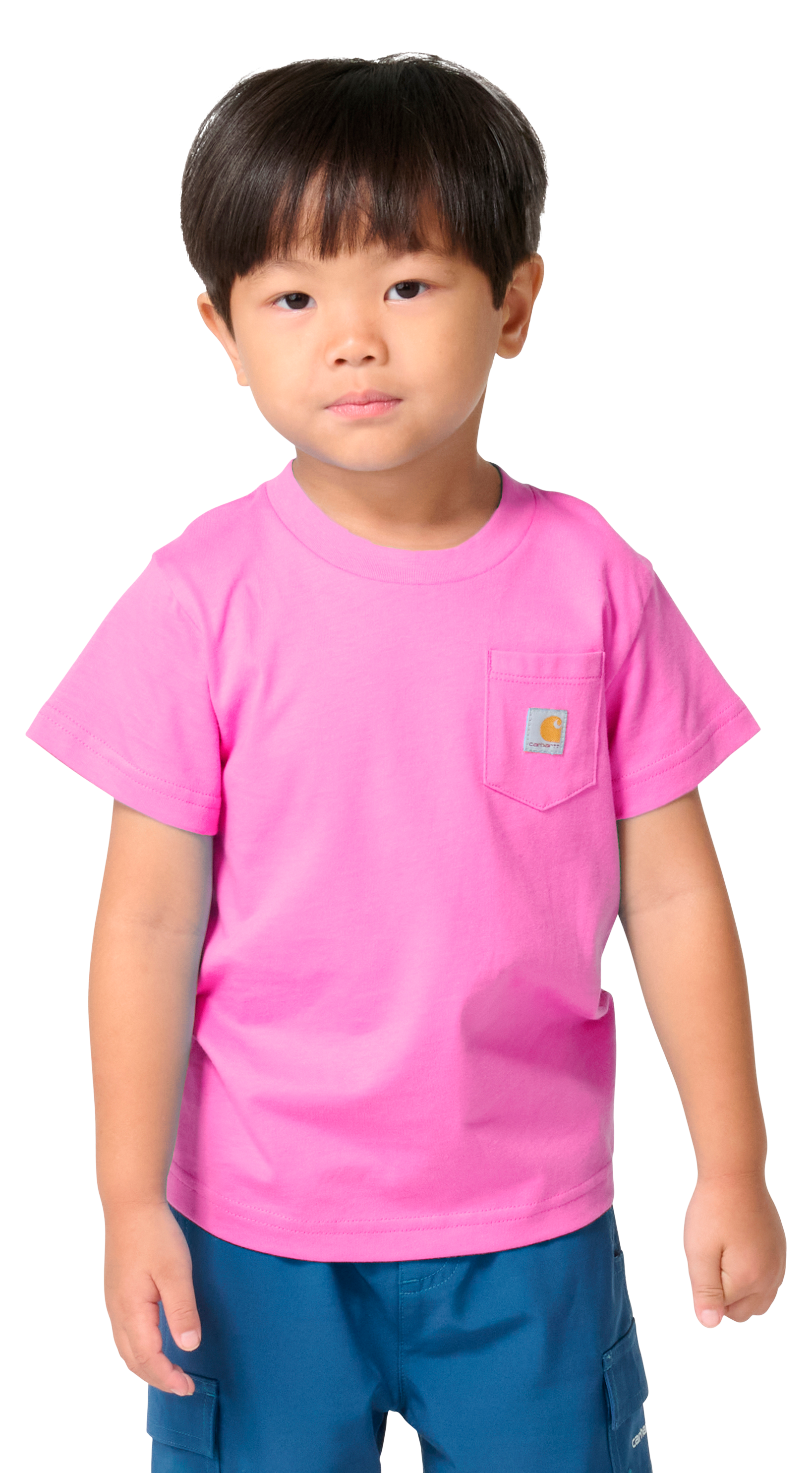 Image of Carhartt All-Cotton Short-Sleeve Pocket T-Shirt for Kids - Bodacious