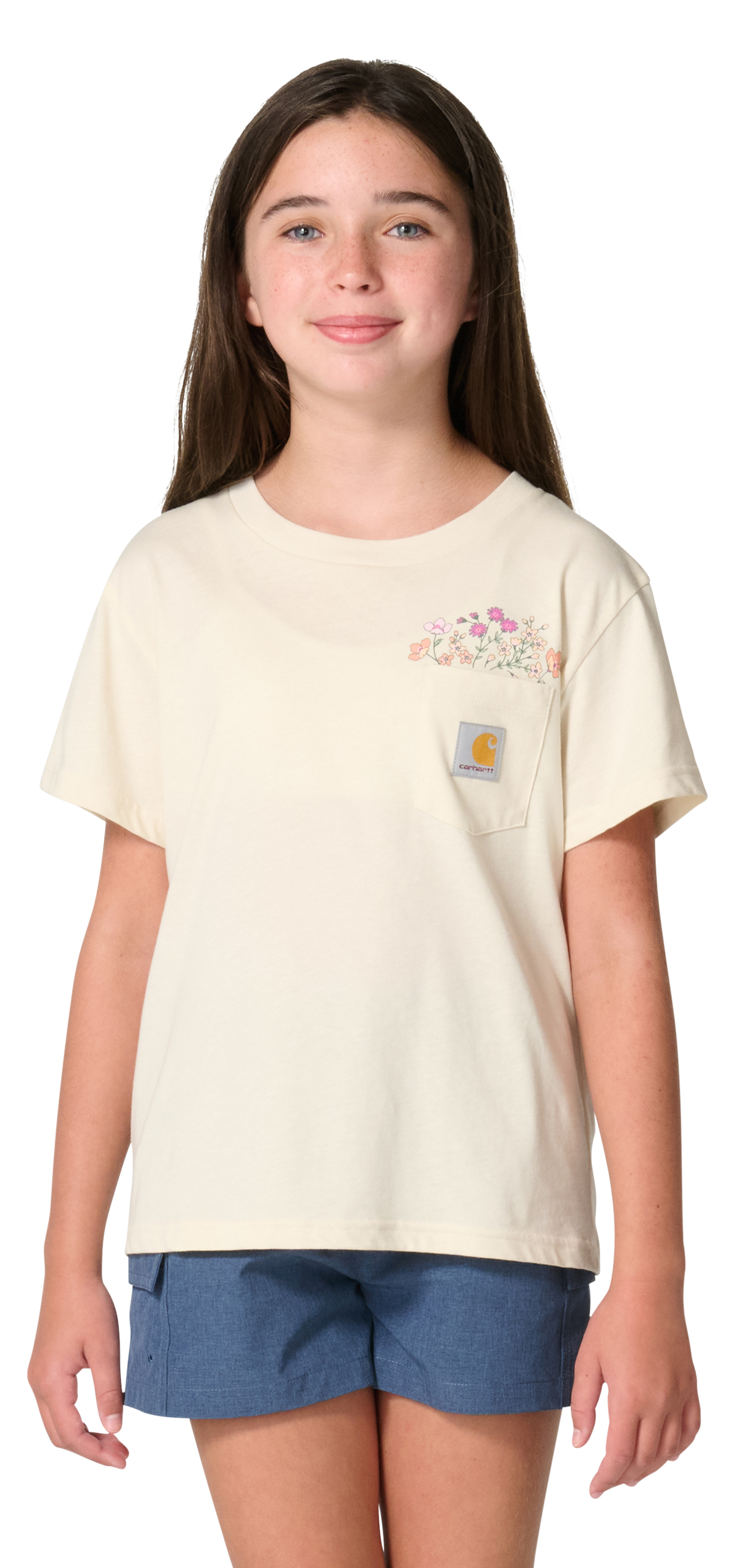 Image of Carhartt Garden Short-Sleeve Pocket T-Shirt for Kids - Turtledove