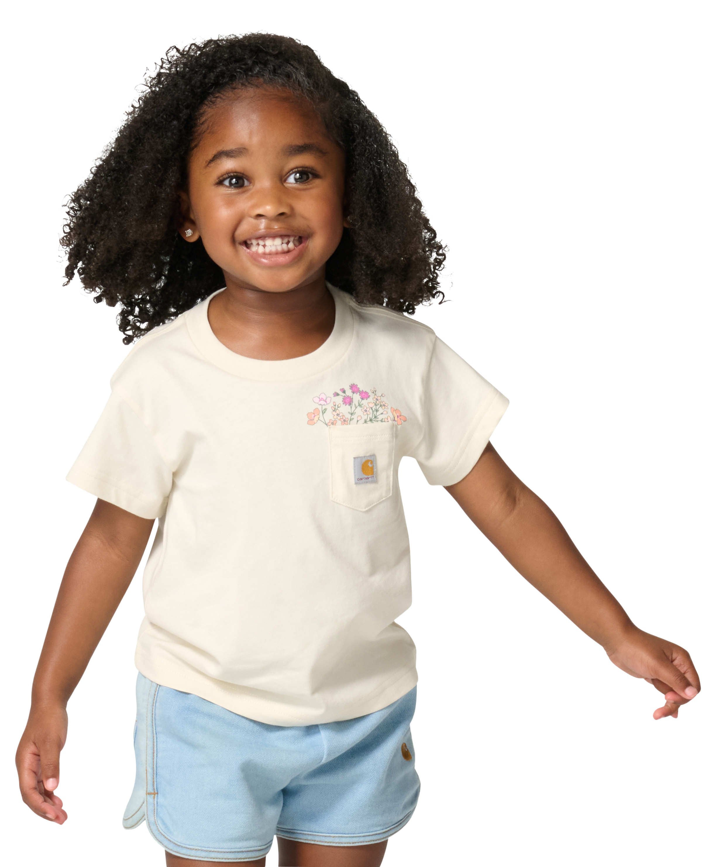 Image of Carhartt Garden Short-Sleeve Pocket T-Shirt for Toddlers - Turtledove