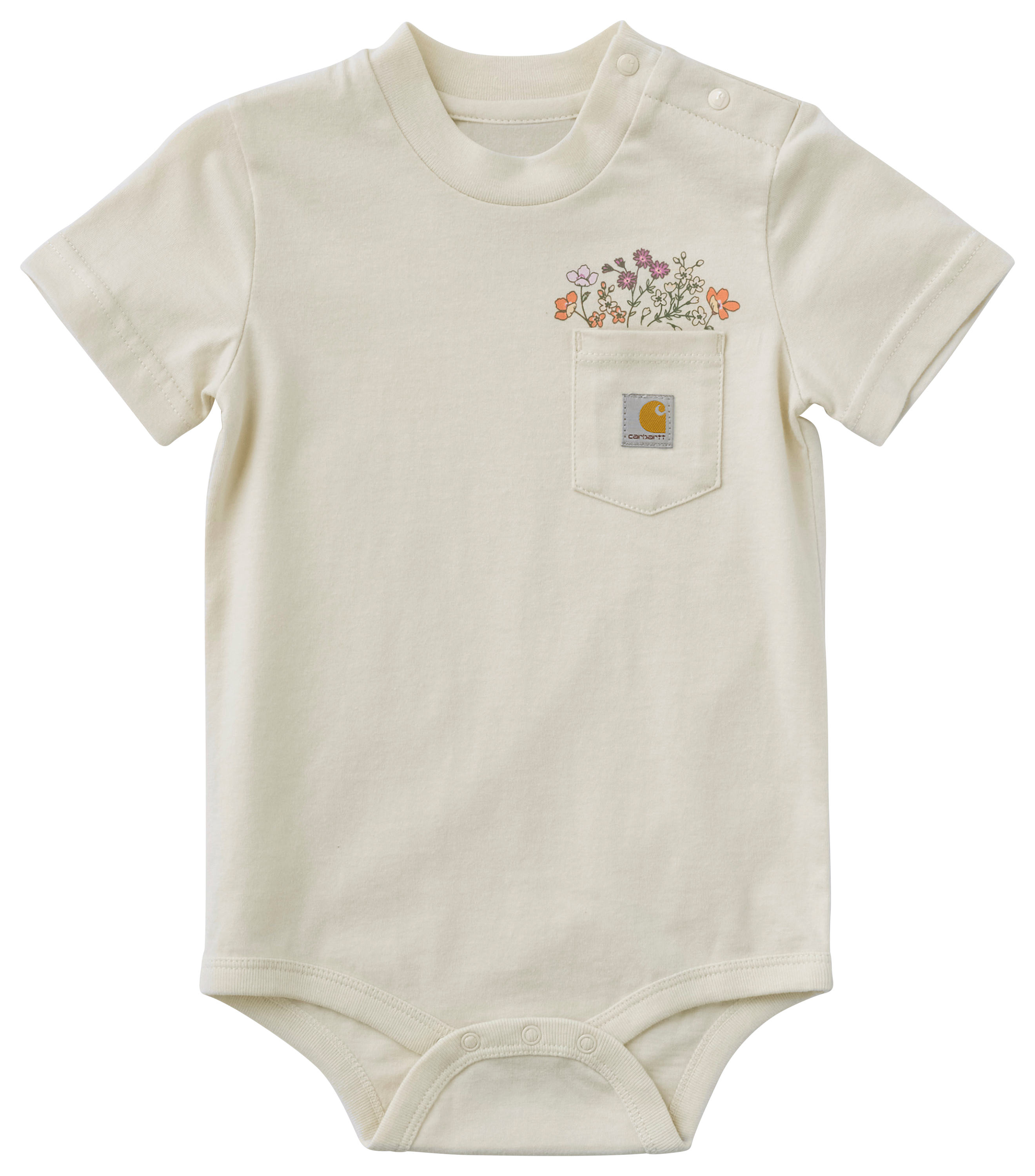 Image of Carhartt Garden Pocket Short-Sleeve Bodysuit for Babies - Turtle Dove
