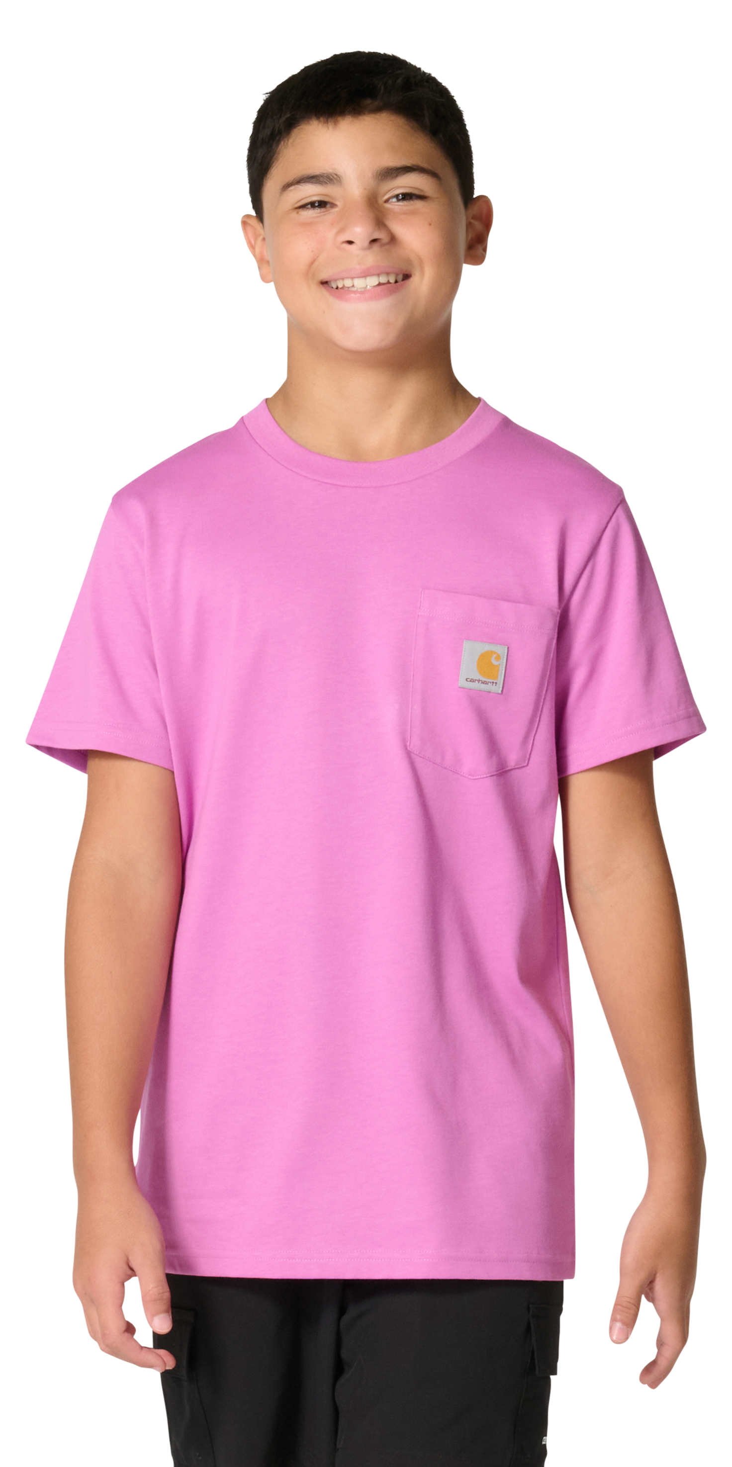 Image of Carhartt All-Cotton Short-Sleeve Pocket T-Shirt for Kids - Bodacious