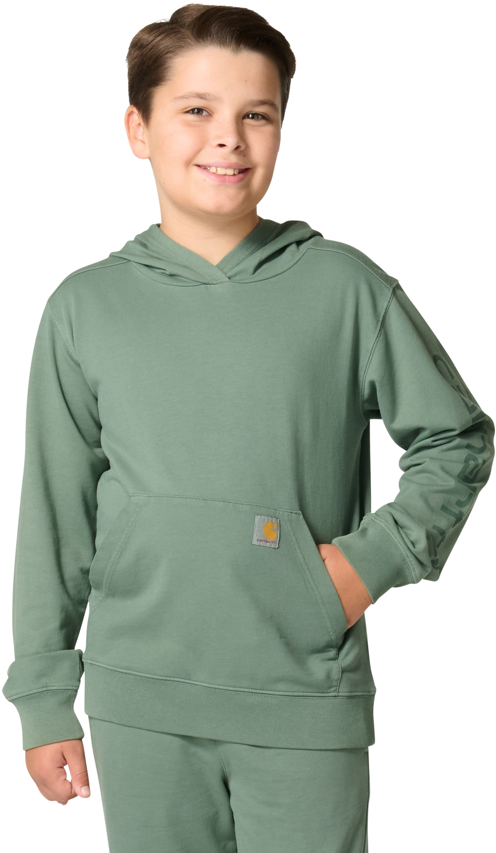 CARHARTT French Terry Graphic Sleeve Hoodie for Kids