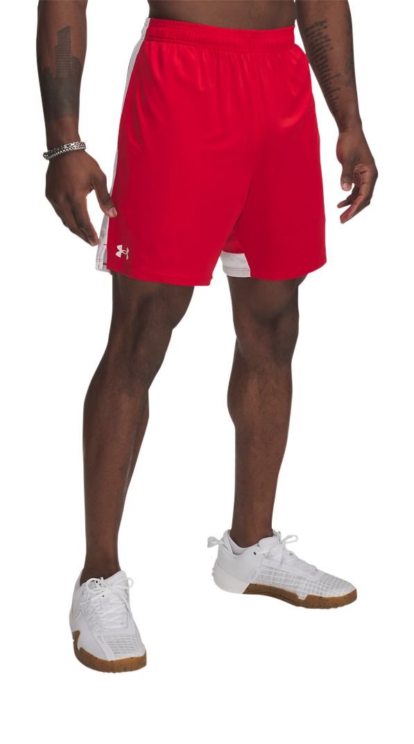 Image of "Under Armour UA Tech Vent 7"" Shorts - Red - 4XL"