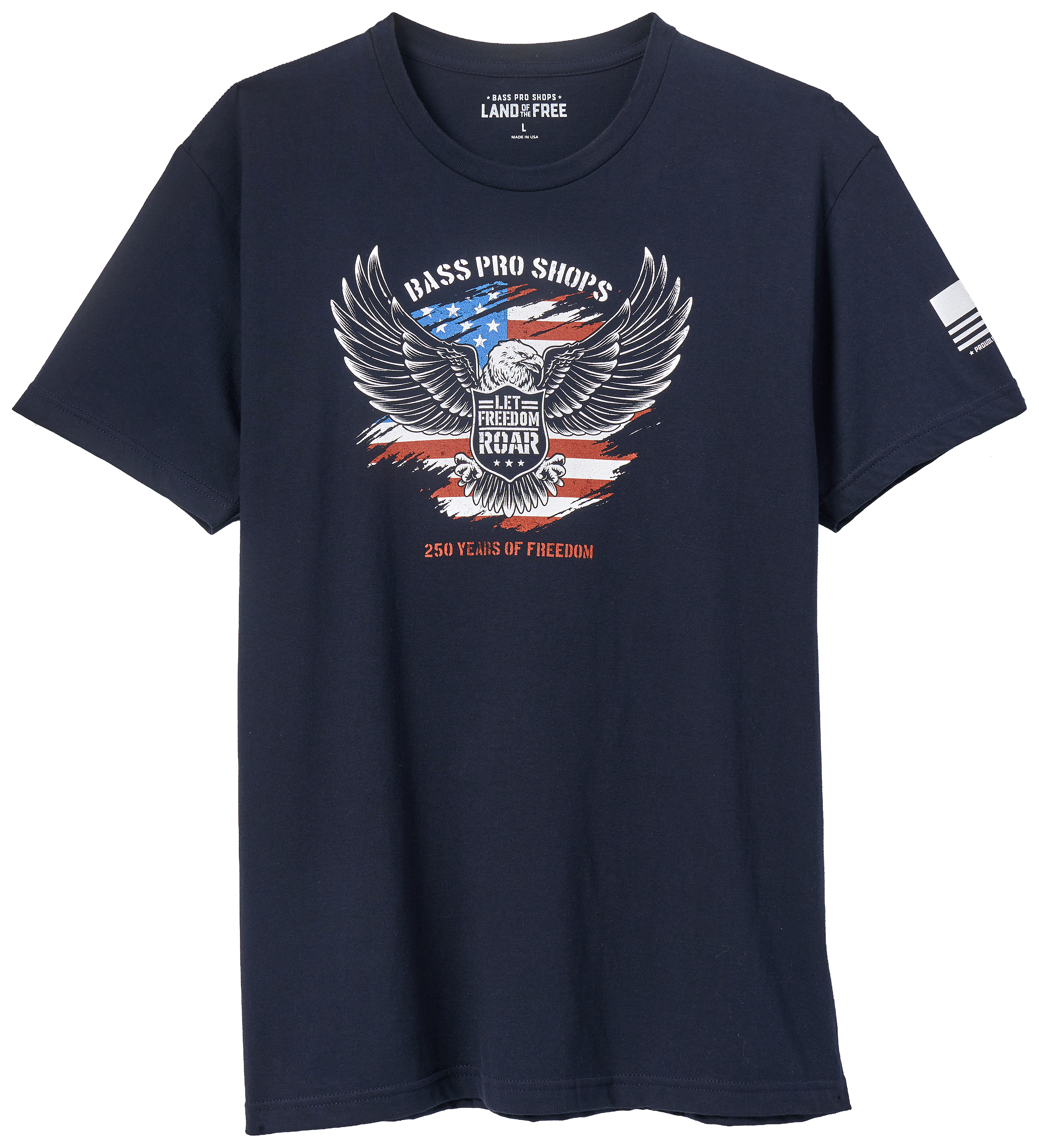 Image of Land of the Free 250 Years Short-Sleeve T-Shirt