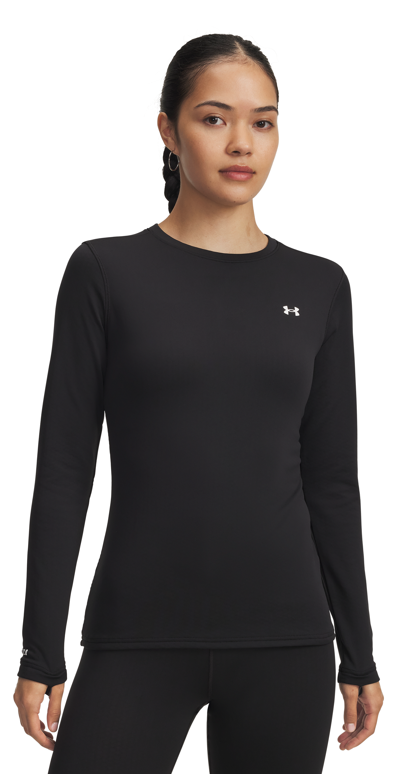 Image of Under Armour Base 2.0 Crew-Neck Long-Sleeve Base-Layer Shirt