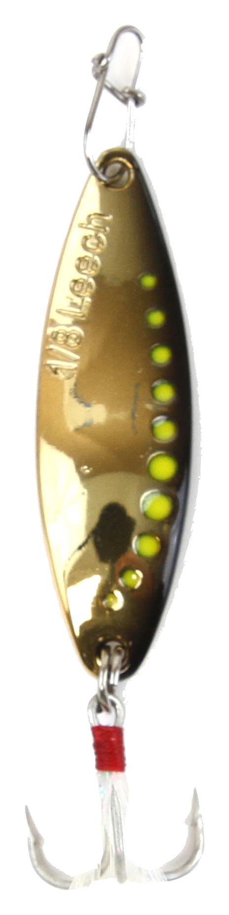 Clam Pro Tackle Leech Flutter Spoon - #10 - Golden Shiner