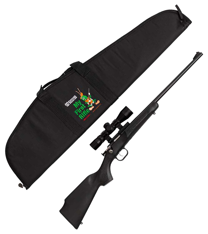 Image of Keystone Sporting Arms Crickett Single-Shot Rimfire Youth Rifle - Black Synthetic