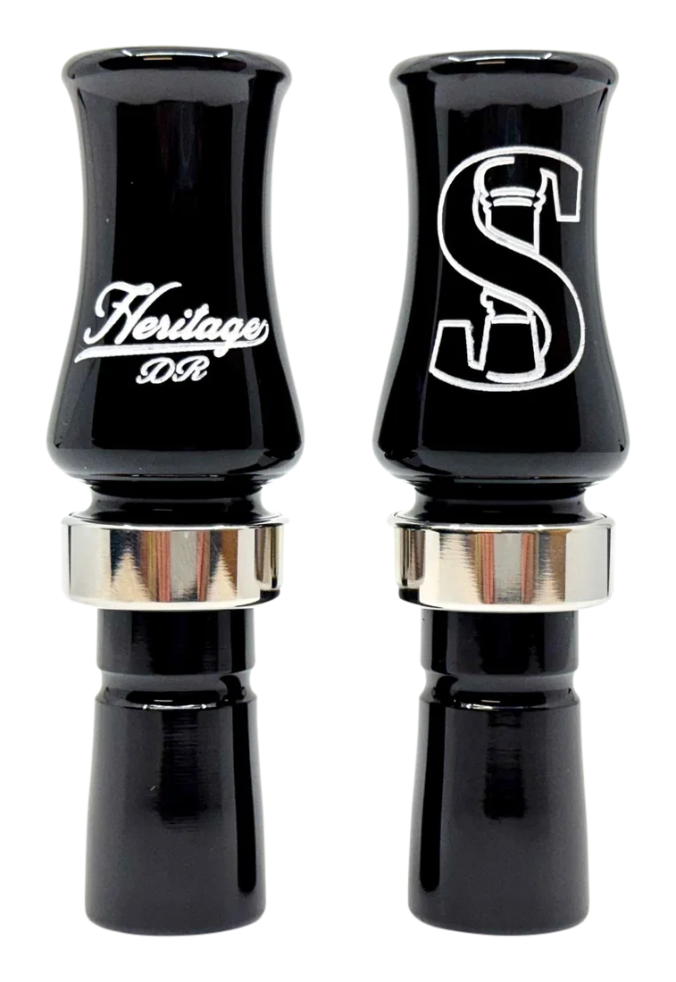 Image of Singleton Game Calls Heritage DR Duck Call - Black