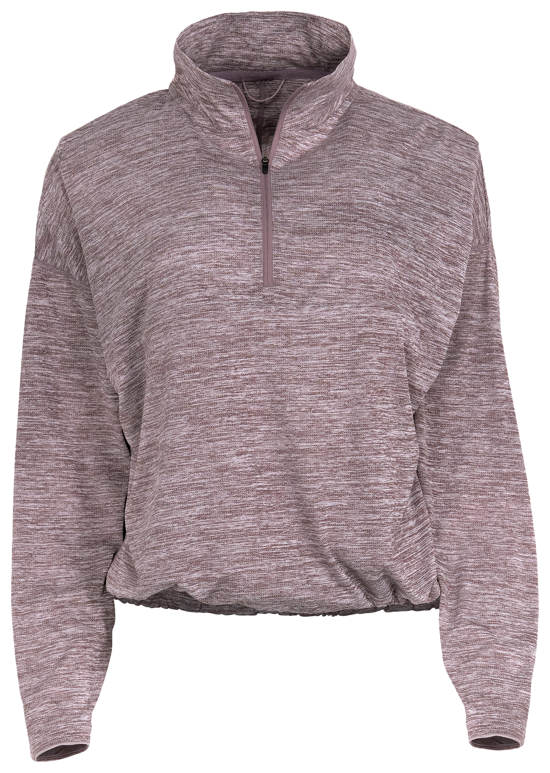 Image of Ascend 3D Cool Lightweight Quarter-Zip Pullover - Moonscape Heather
