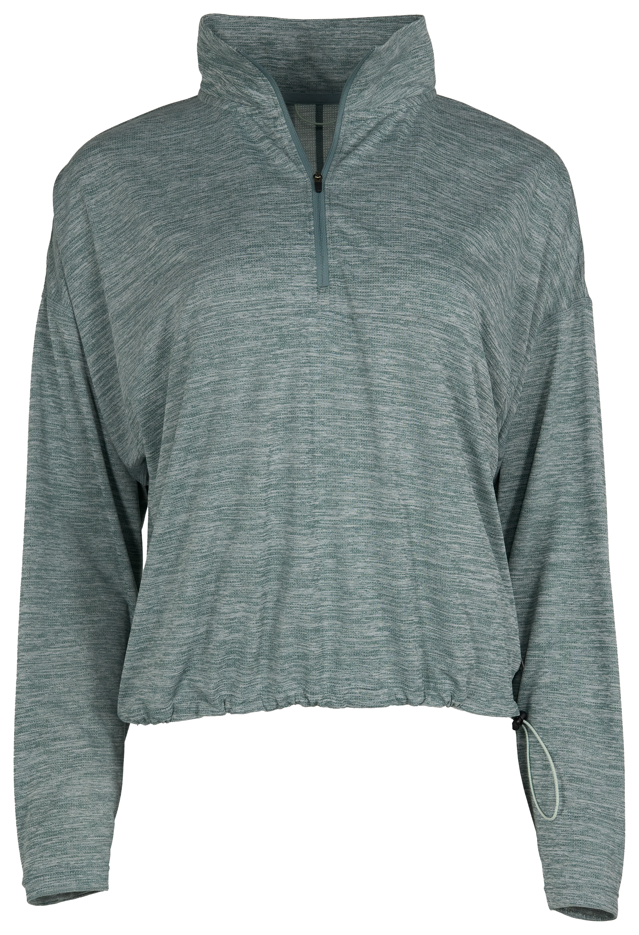 Image of Ascend 3D Cool Lightweight Quarter-Zip Pullover - Stormy Sea Heather
