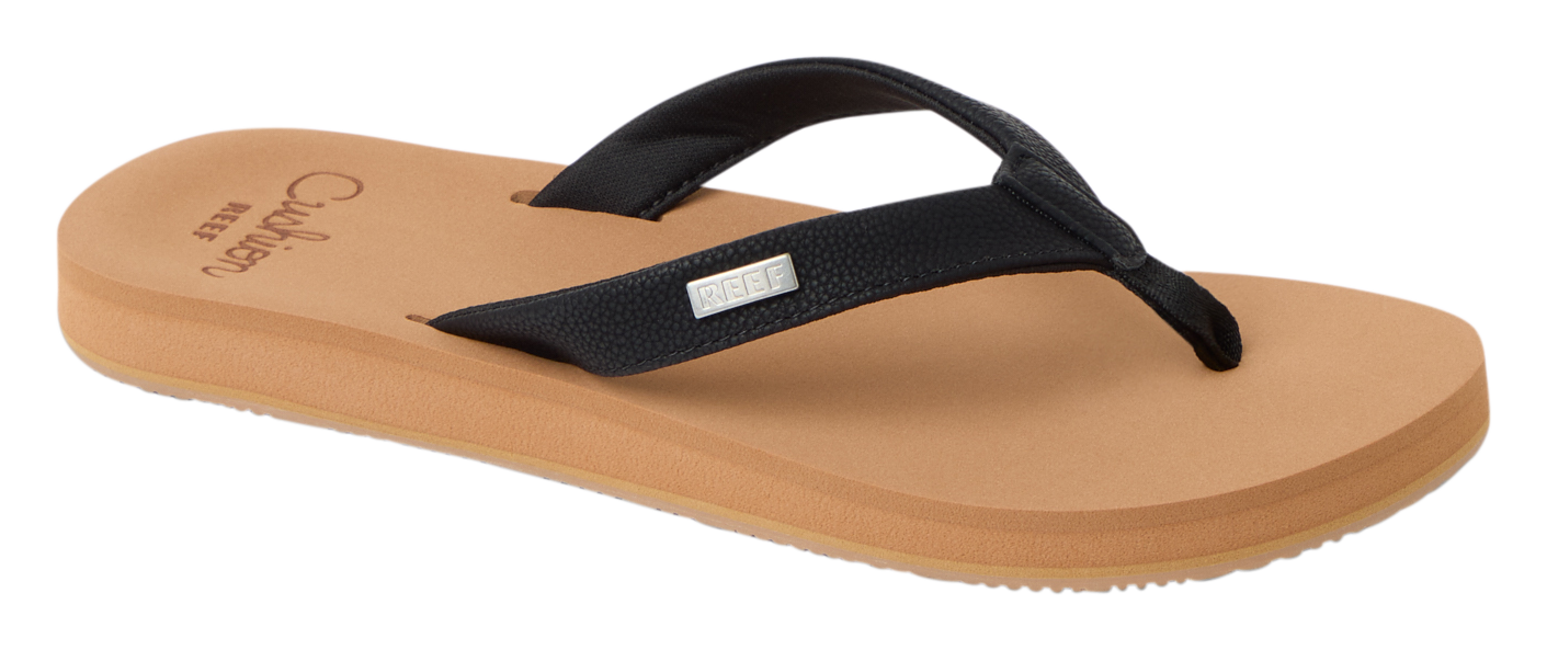 Image of Reef Baja Sands Sandals for Women - Black/Tan