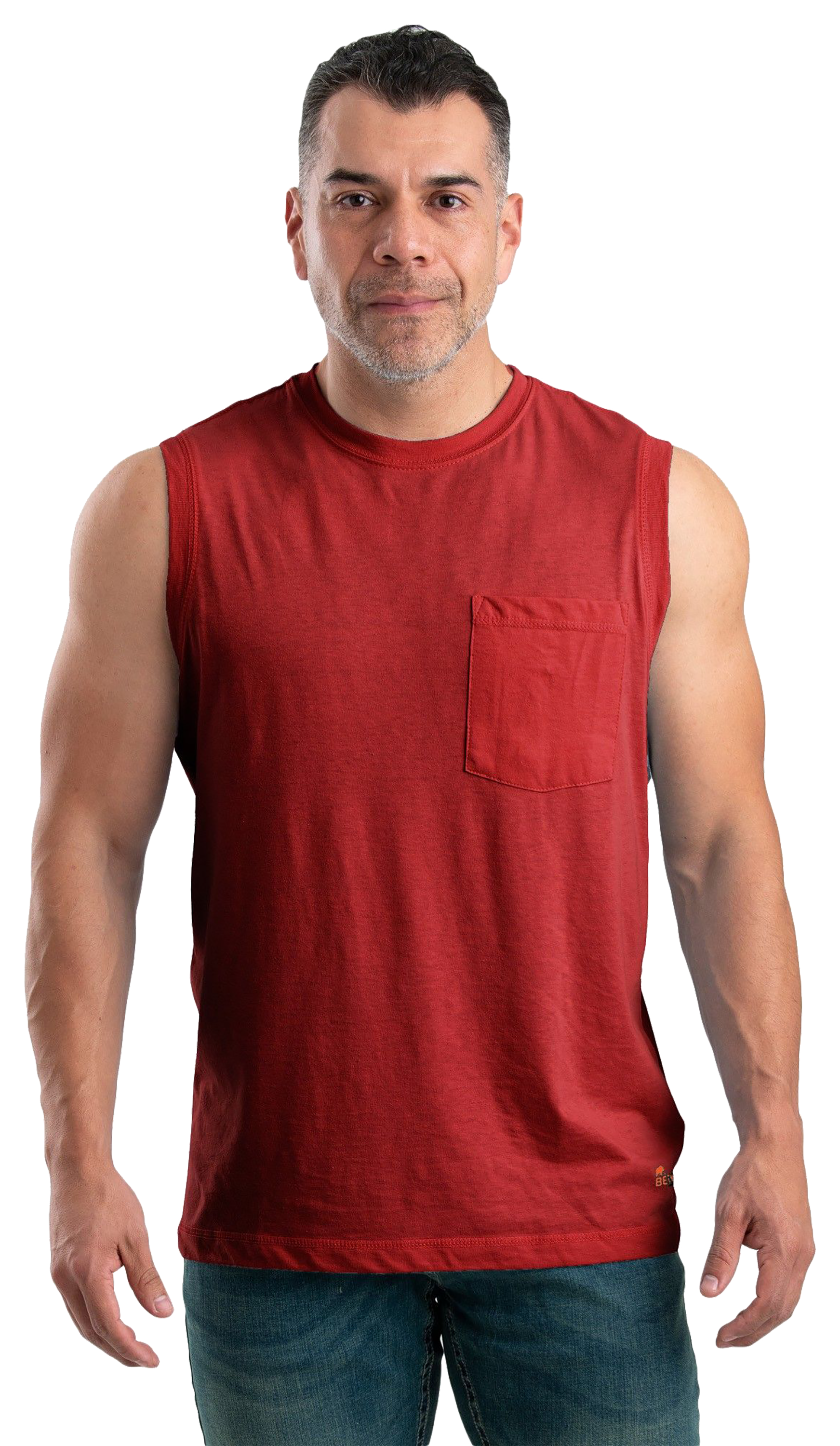 Image of Berne Performance Sleeveless Pocket T-Shirt
