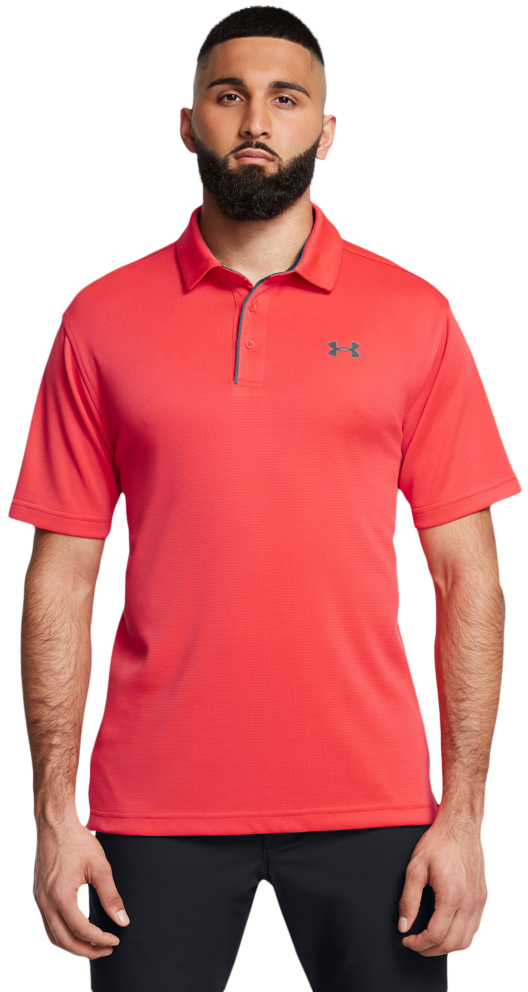 Image of Under Armour Tech Short-Sleeve Polo - Racer Red