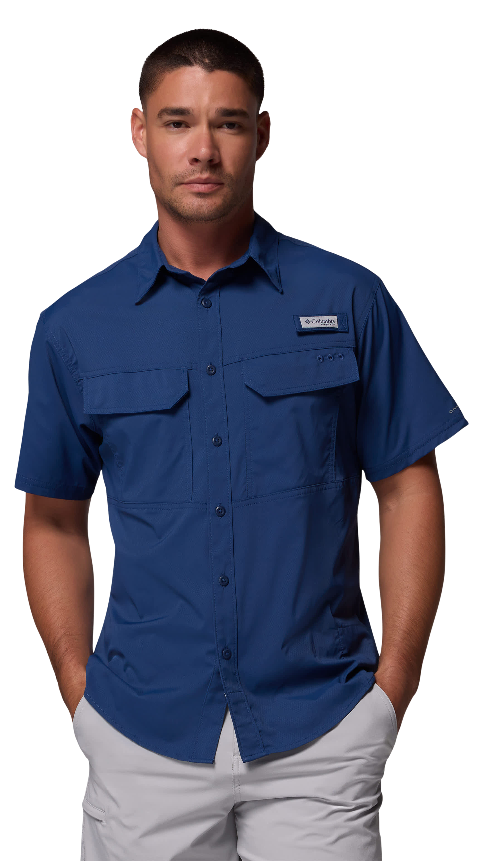 Image of Columbia PFG Skiff Guide II Short-Sleeve Shirt - Carbon - S