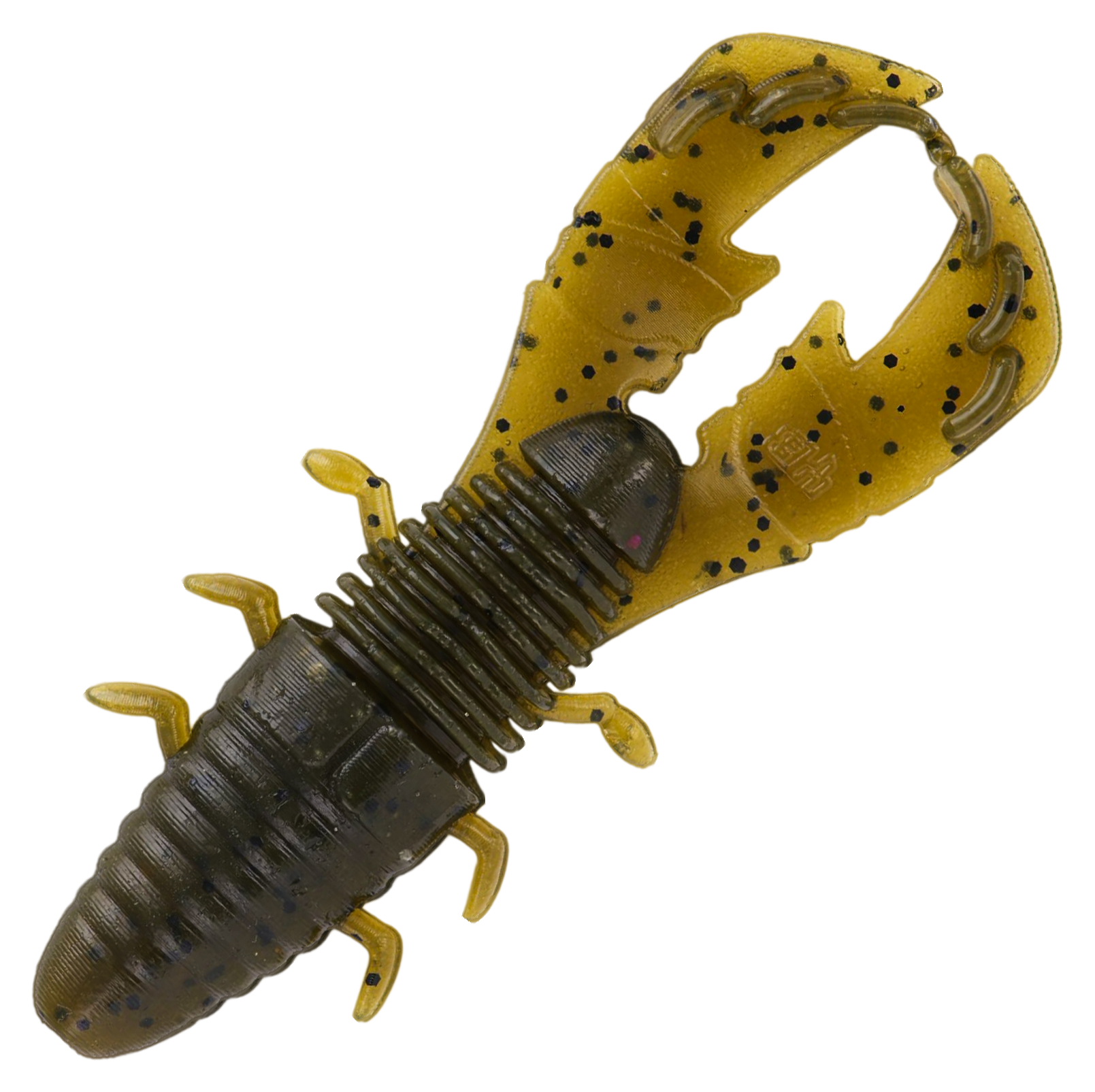 Image of Yamamato Baits Yama Bug - Green Pumpkin Black Flake