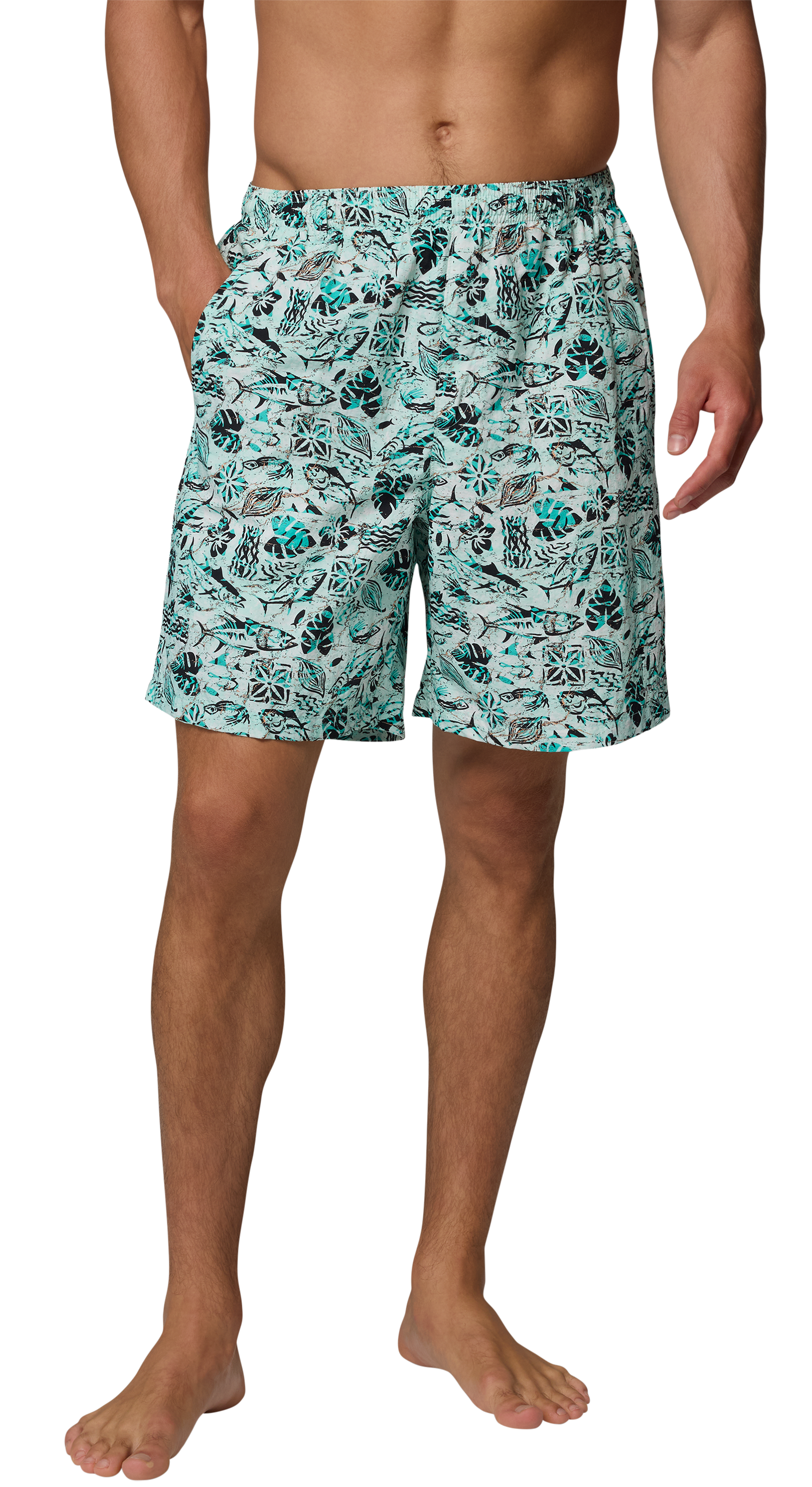 Image of Columbia PFG Super Backcast II Water Shorts - Gulf Stream Bluewaters