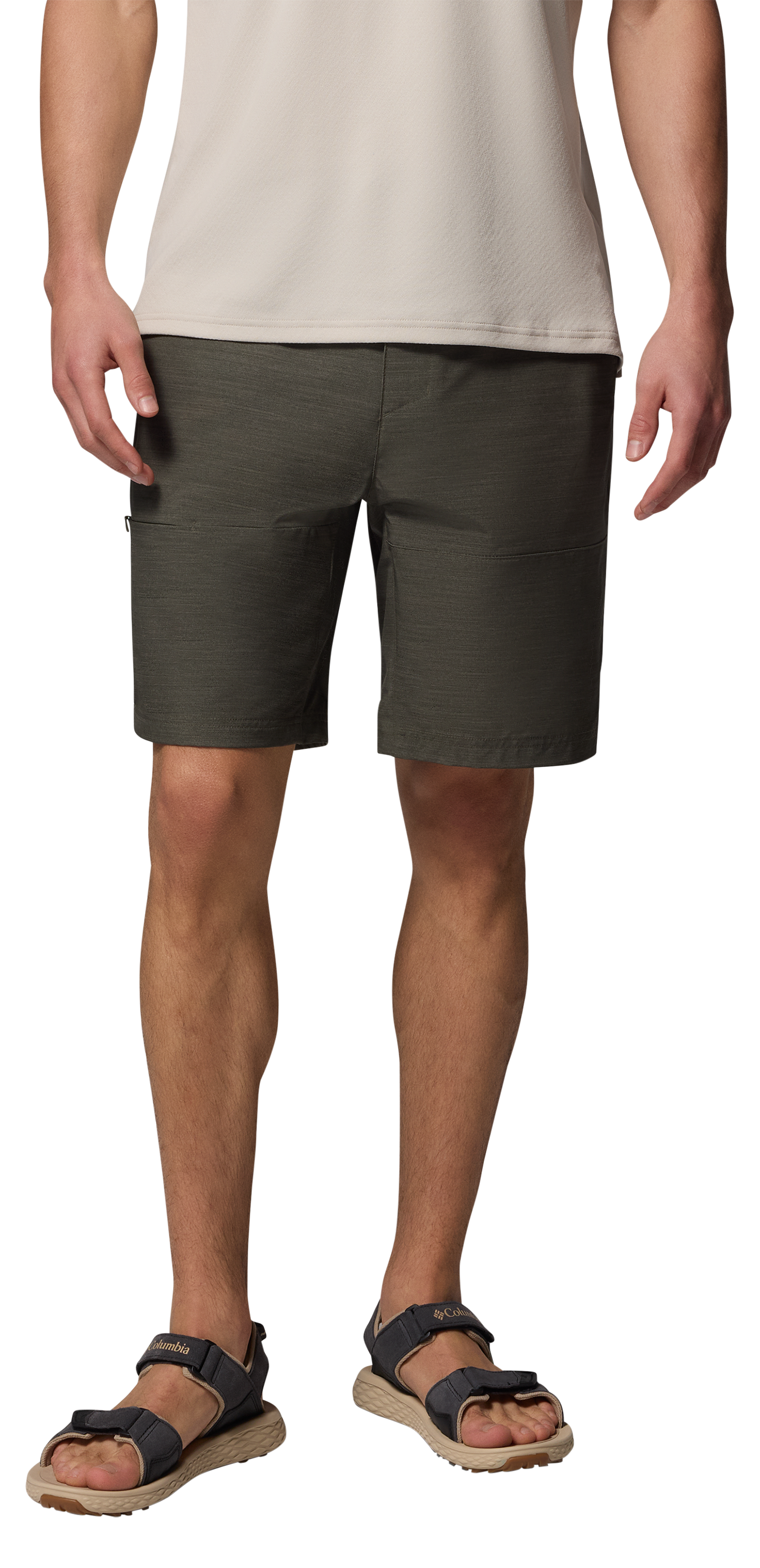 Image of Columbia Twisted Creek II Shorts - Stone Green Heather