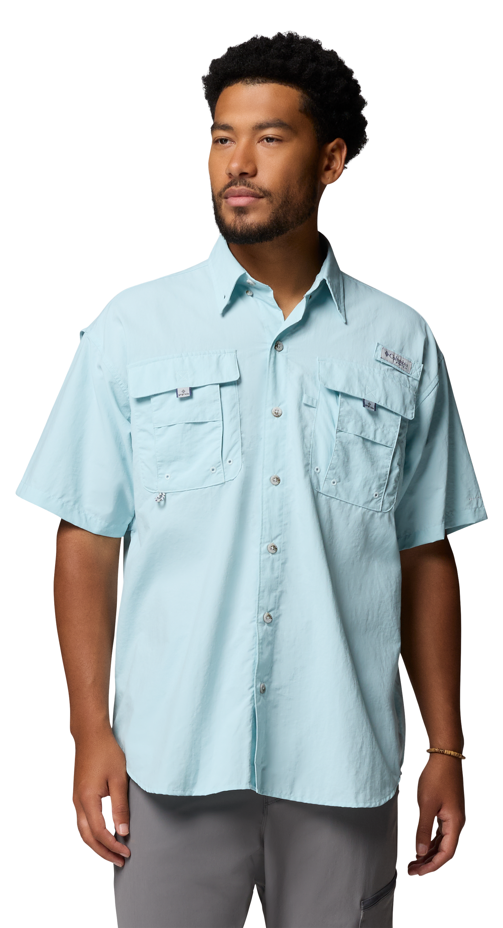 Image of Columbia PFG Bahama II Short-Sleeve Shirt - Marine Light - M