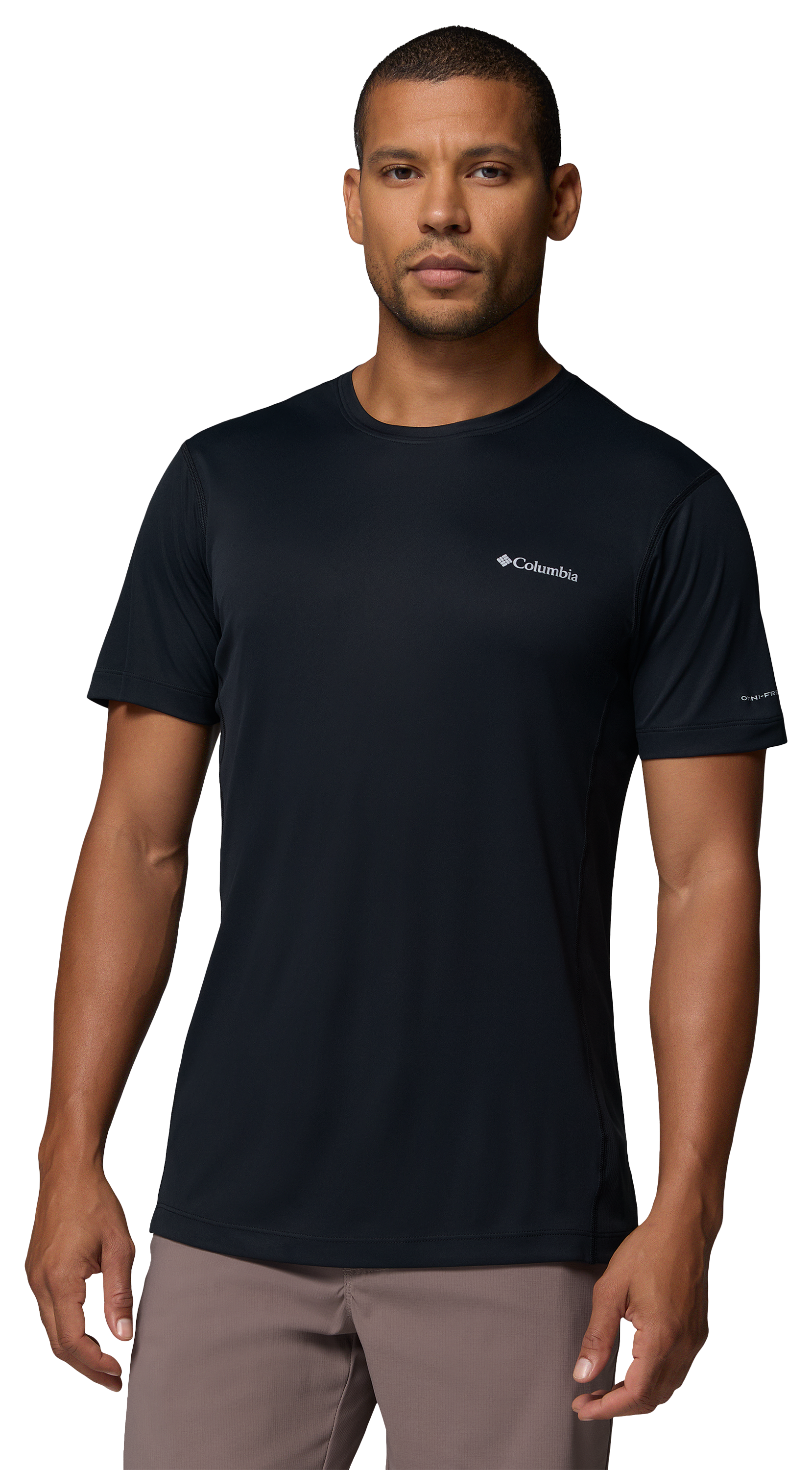 Image of Columbia Zero Rules Light-Weight Crew-Neck Short-Sleeve Shirt - Black - 2XL