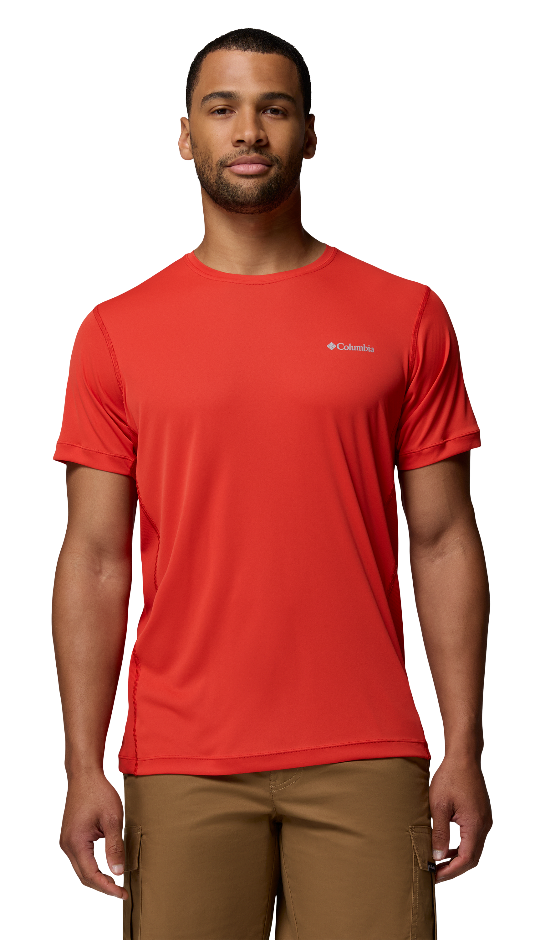 Image of Columbia Zero Rules Light-Weight Crew-Neck Short-Sleeve Shirt - Super Sonic