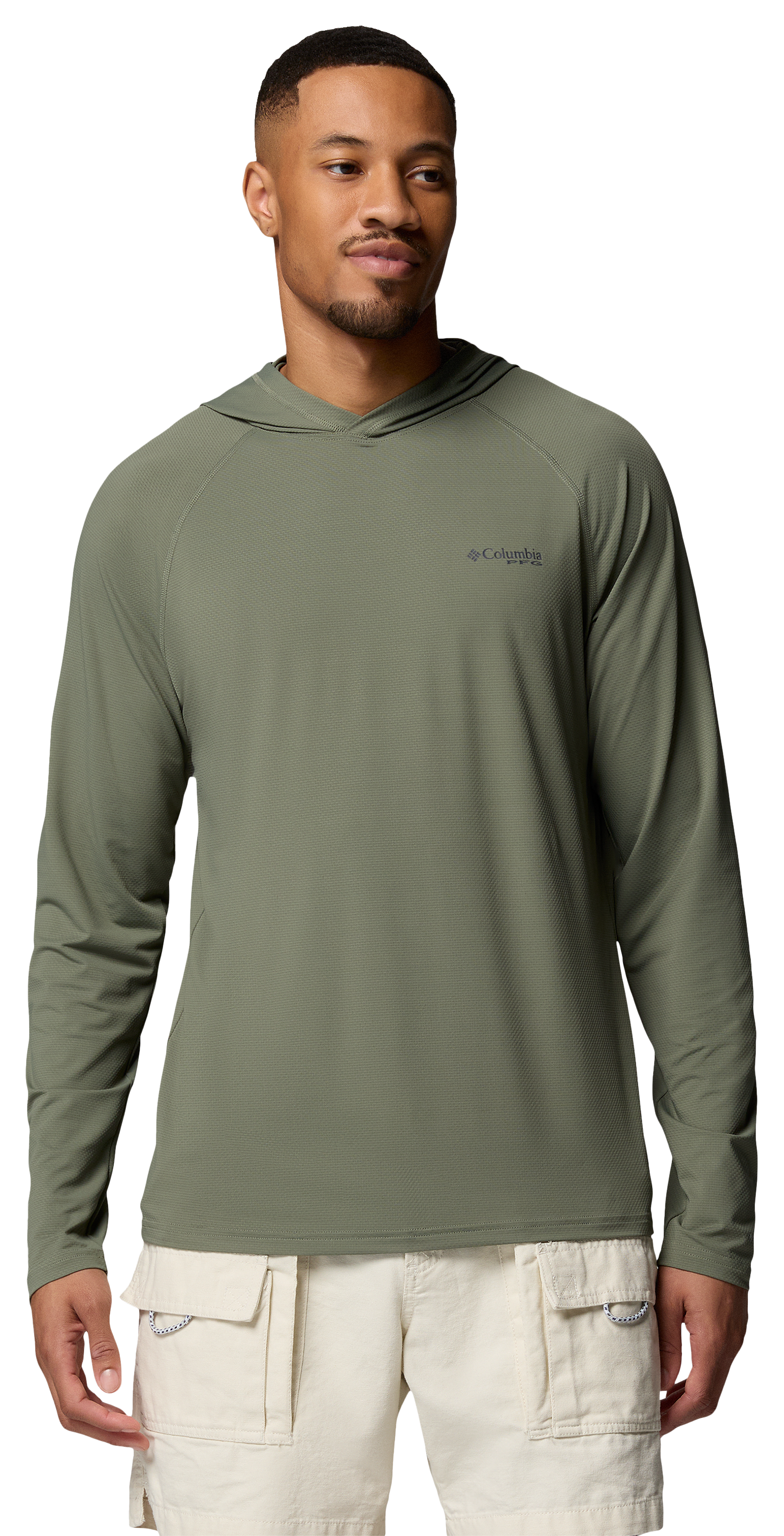 Image of Columbia PFG Solar Stream II Hoodie - Cypress - 3X