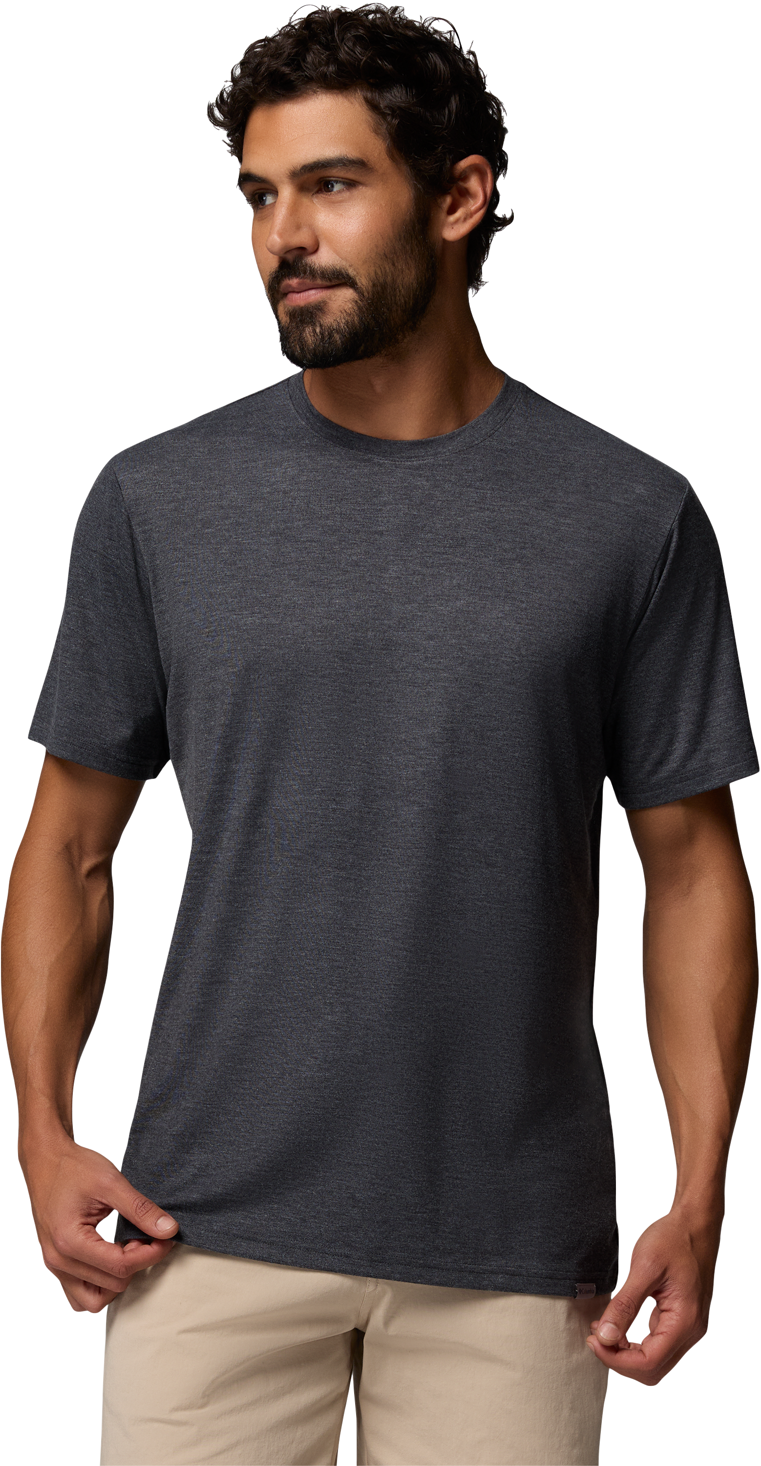 Image of Columbia CSC Soft Stretch Short-Sleeve T-Shirt - Shark Heather