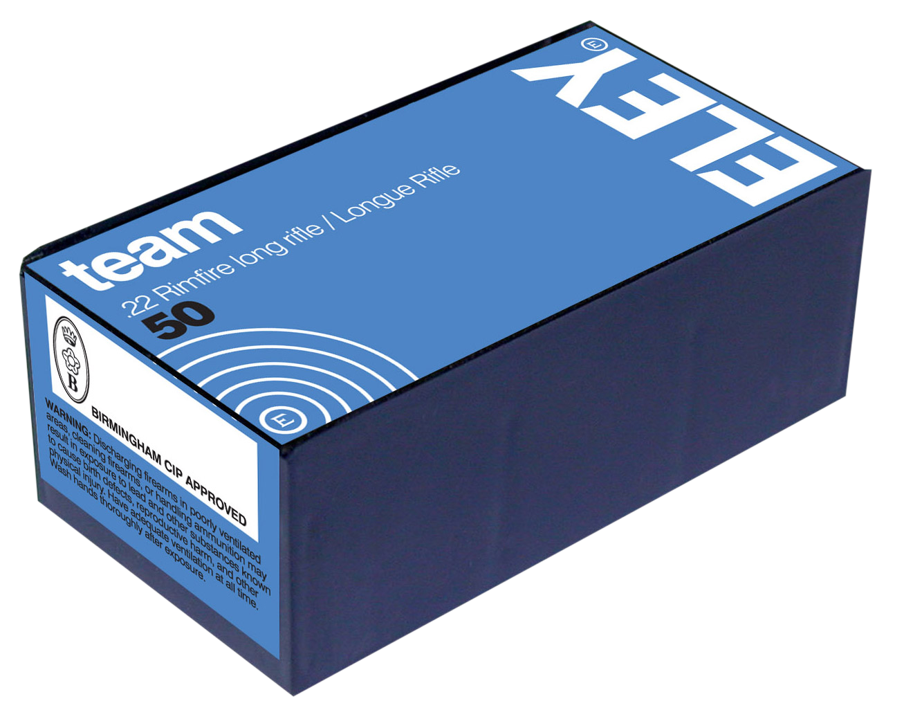 Image of ELEY Team .22 LR 40 Grain LFN Rimfire Ammo