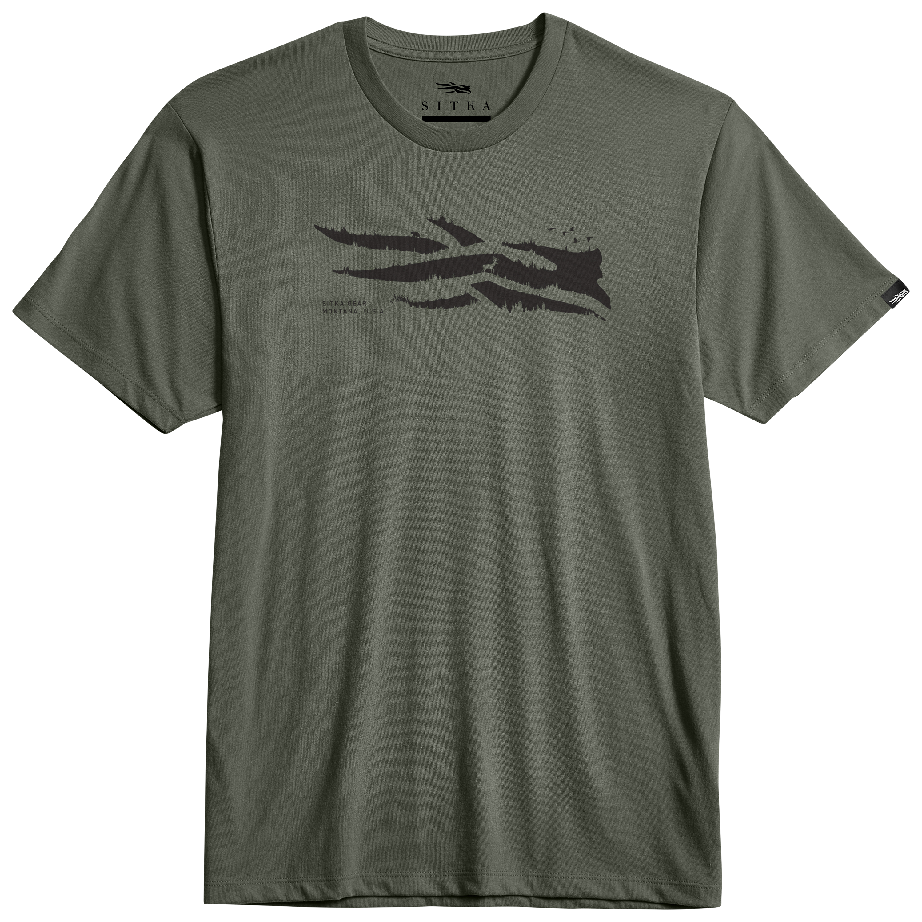 Image of SITKA Wild Icon Short-Sleeve T-Shirt - Cypress Green