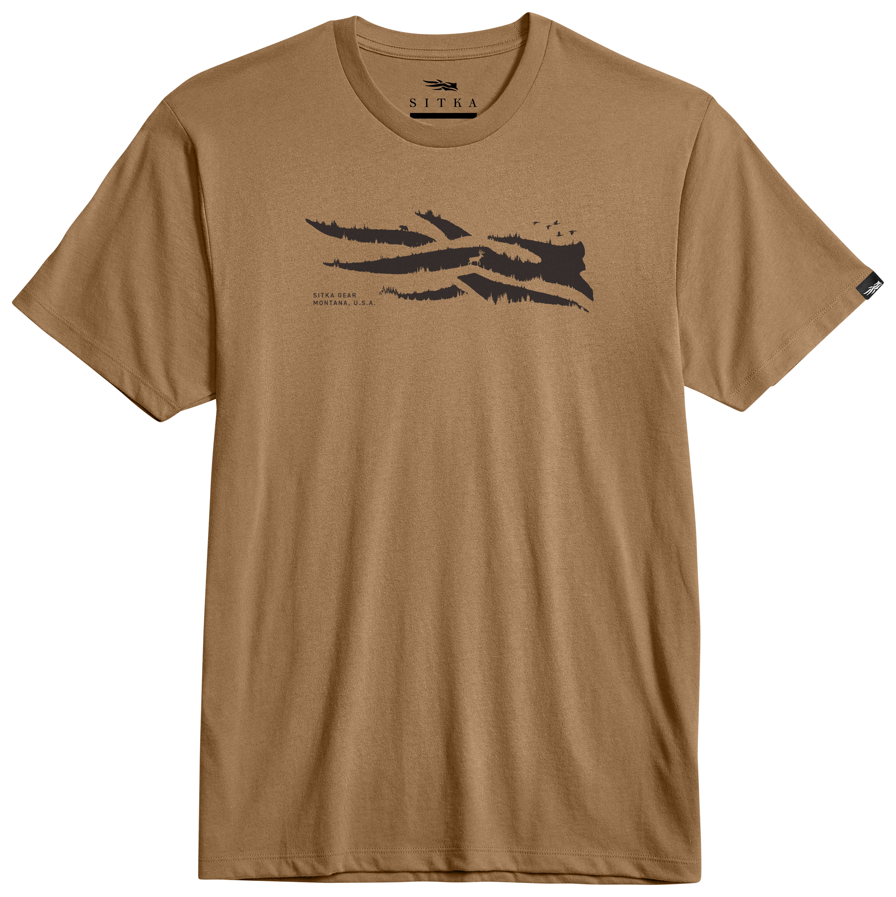 Image of SITKA Wild Icon Short-Sleeve T-Shirt - Sequoia Brown