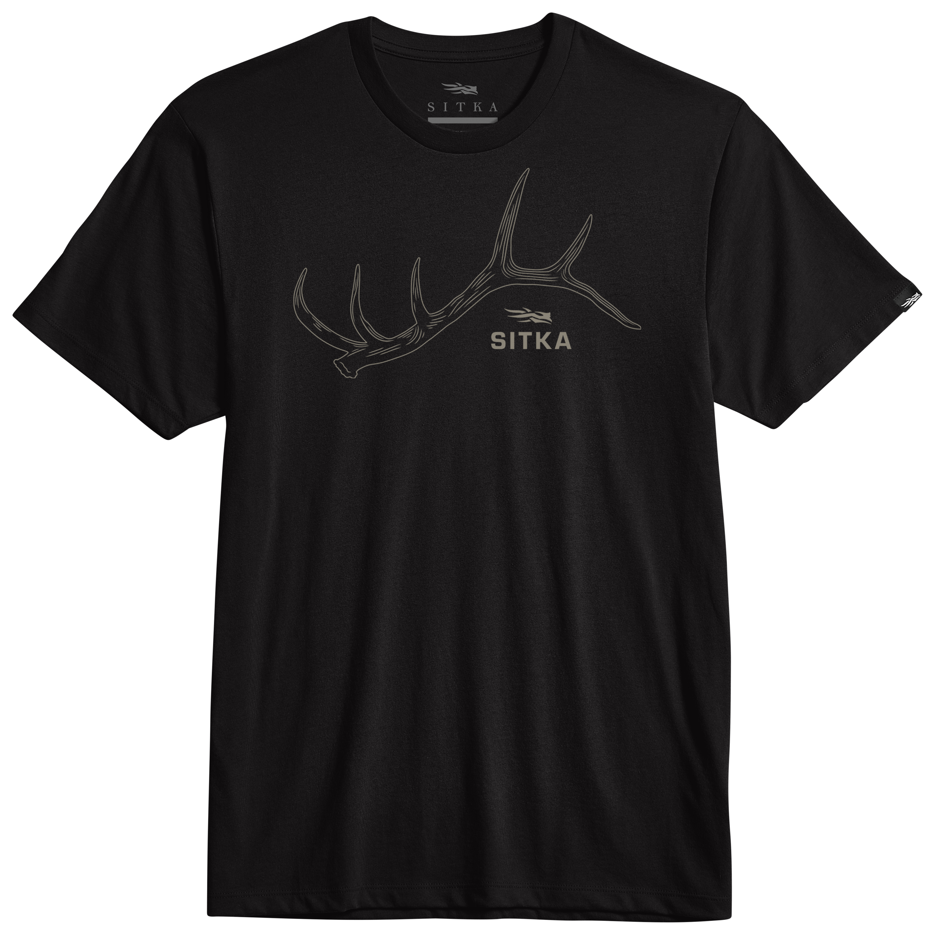 Image of SITKA Wapiti Graphic Short-Sleeve T-Shirt - Black