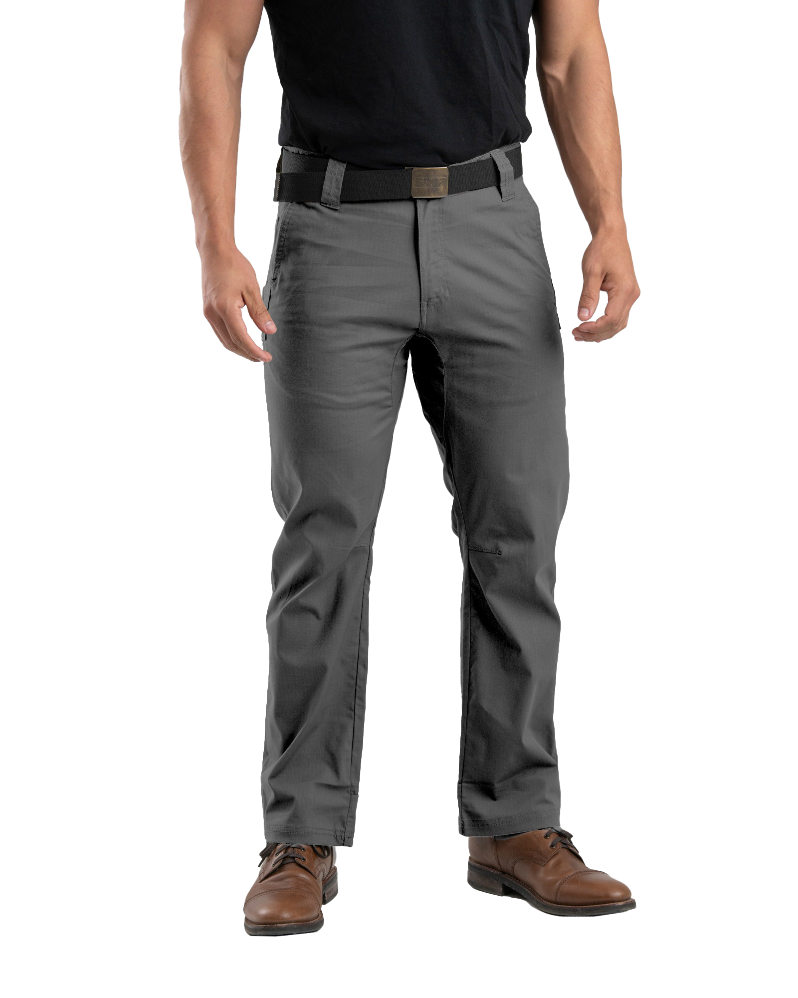 Image of Berne Highland Flex Ripstop Straight-Leg Pants - Slate