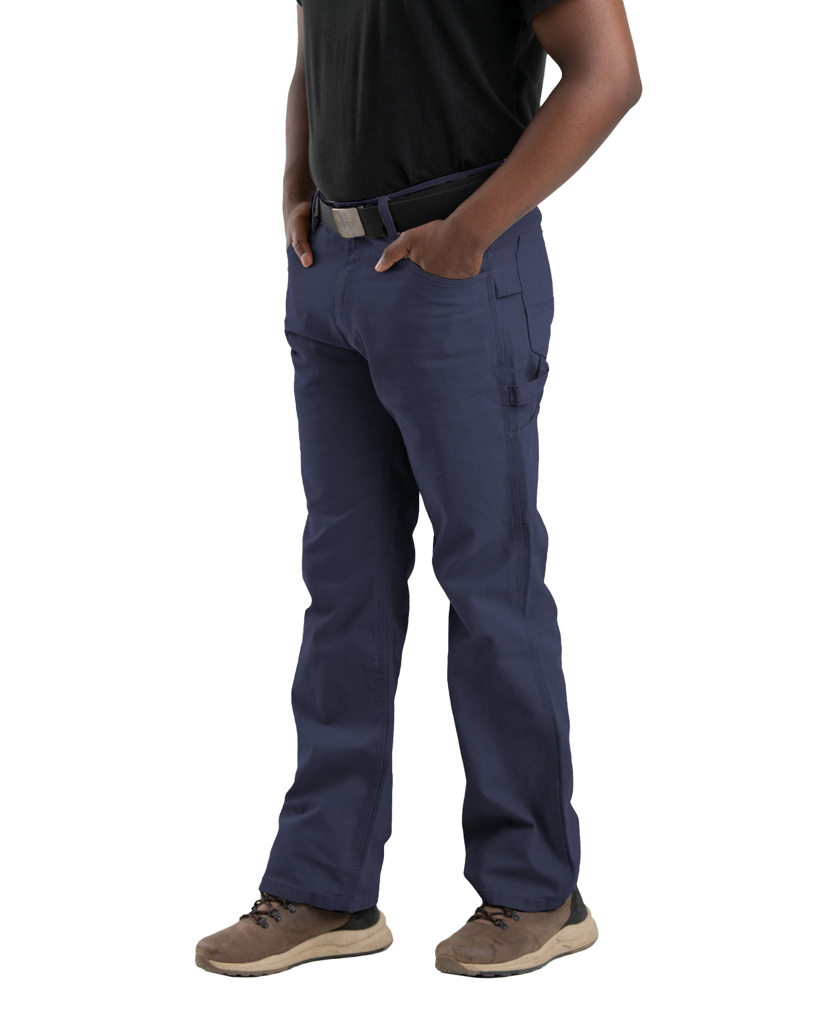 Image of Berne Heartland Washed Duck Relaxed-Fit Carpenter Pants - Navy