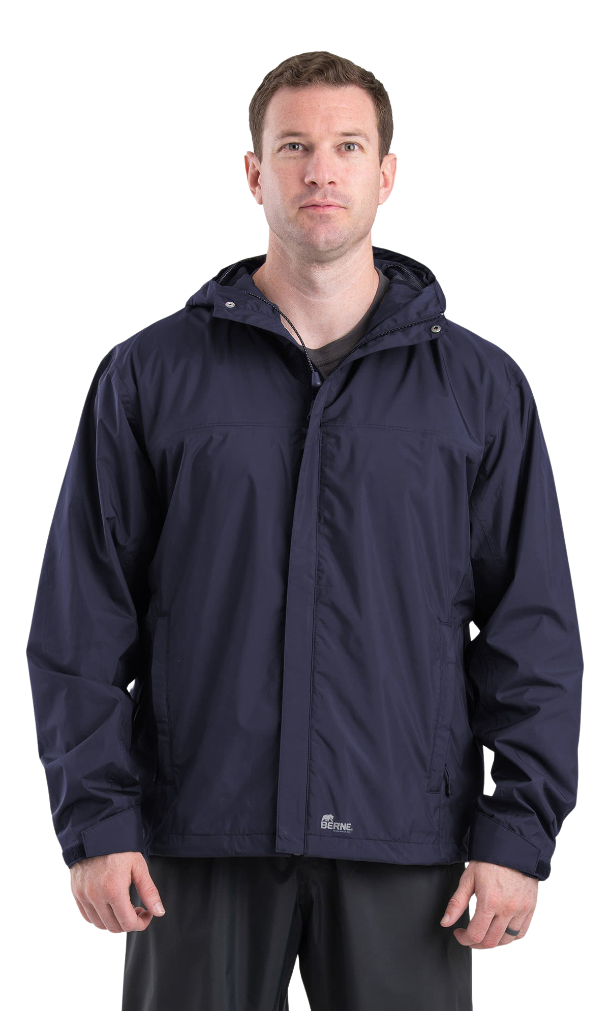 Image of Berne Coastline Lightweight Hooded Rain Jacket