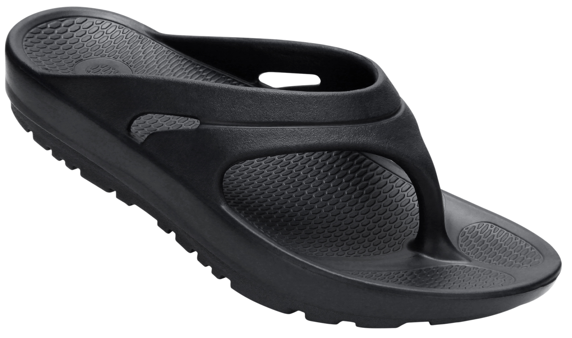 Image of OKA Recovery Flip Flop Sandals - Cool Jets Black - Men's 6/Women's 7 - M