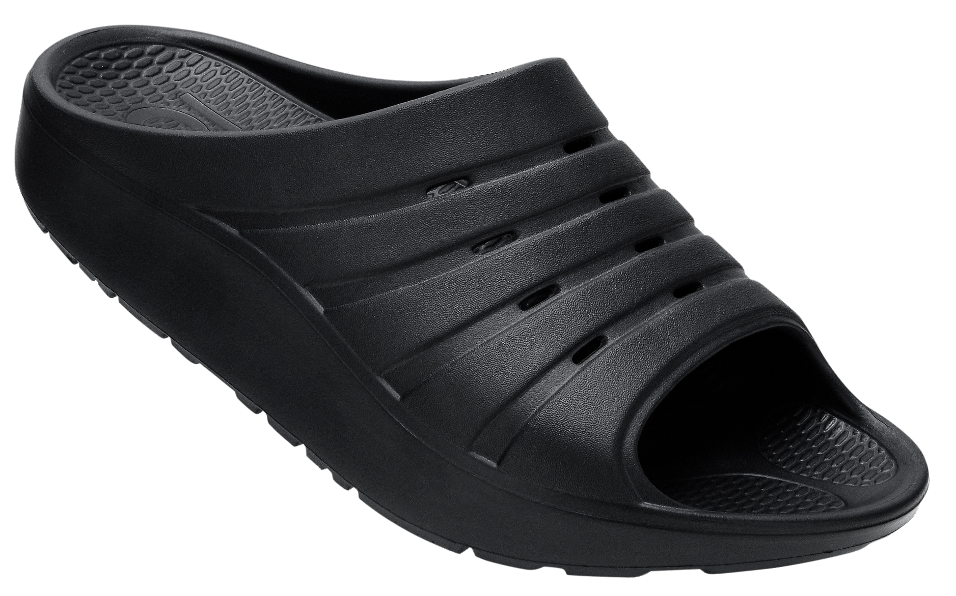 Image of OKA Recovery Slide Sandals - Cool Jets Black