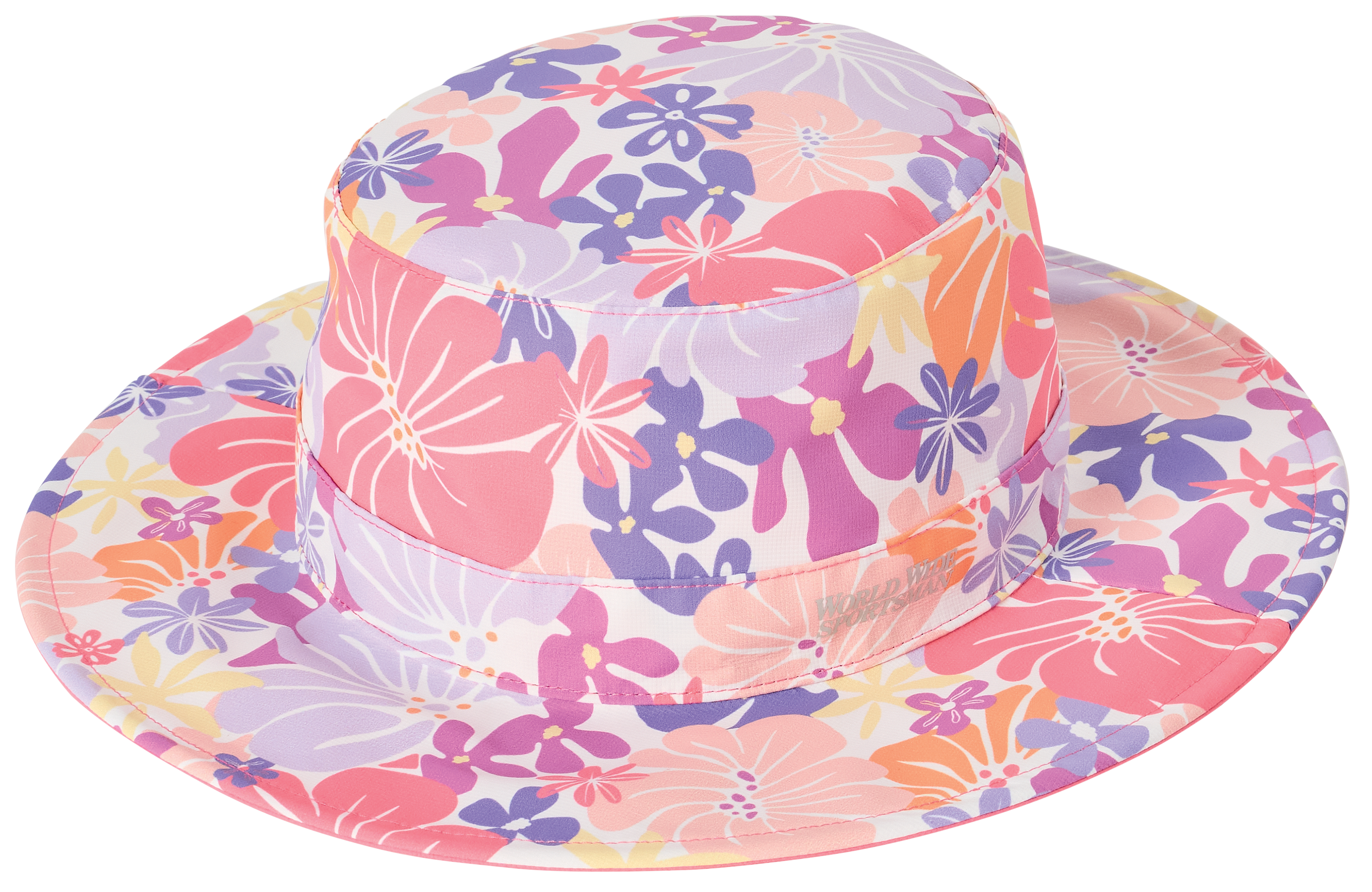 Image of World Wide Sportsman Reversible Bucket Hat for Kids - Floral Print