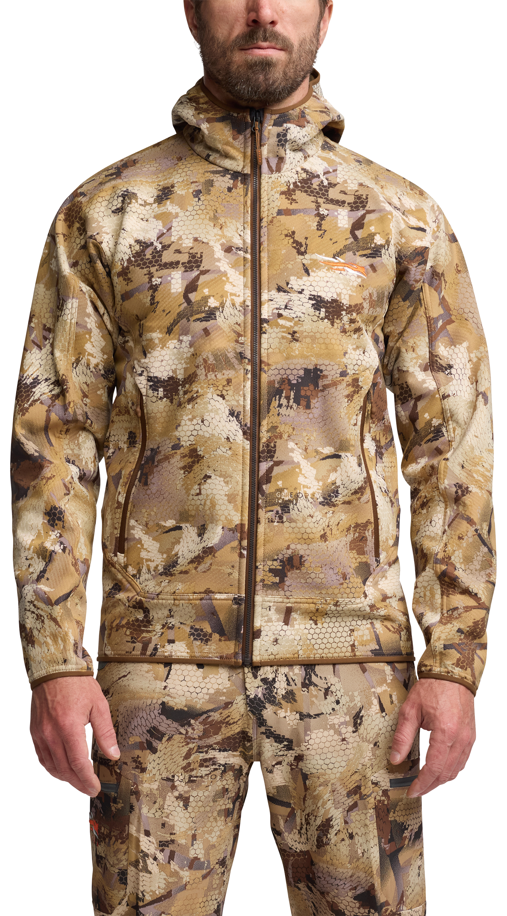 Image of SITKA Alpha Fleece Hooded Jacket - Optifade Marsh - 2XL