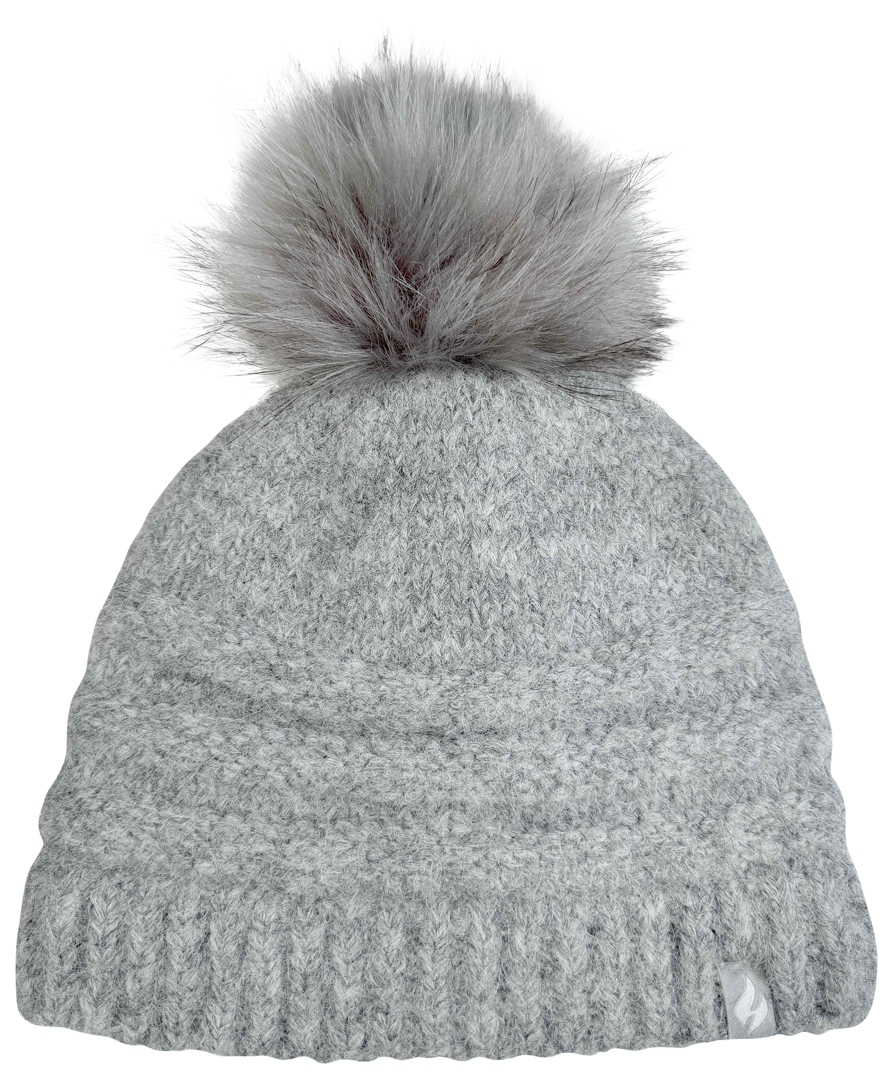 Image of Heat Holders Dakota Pom Pom Beanie - Light Grey