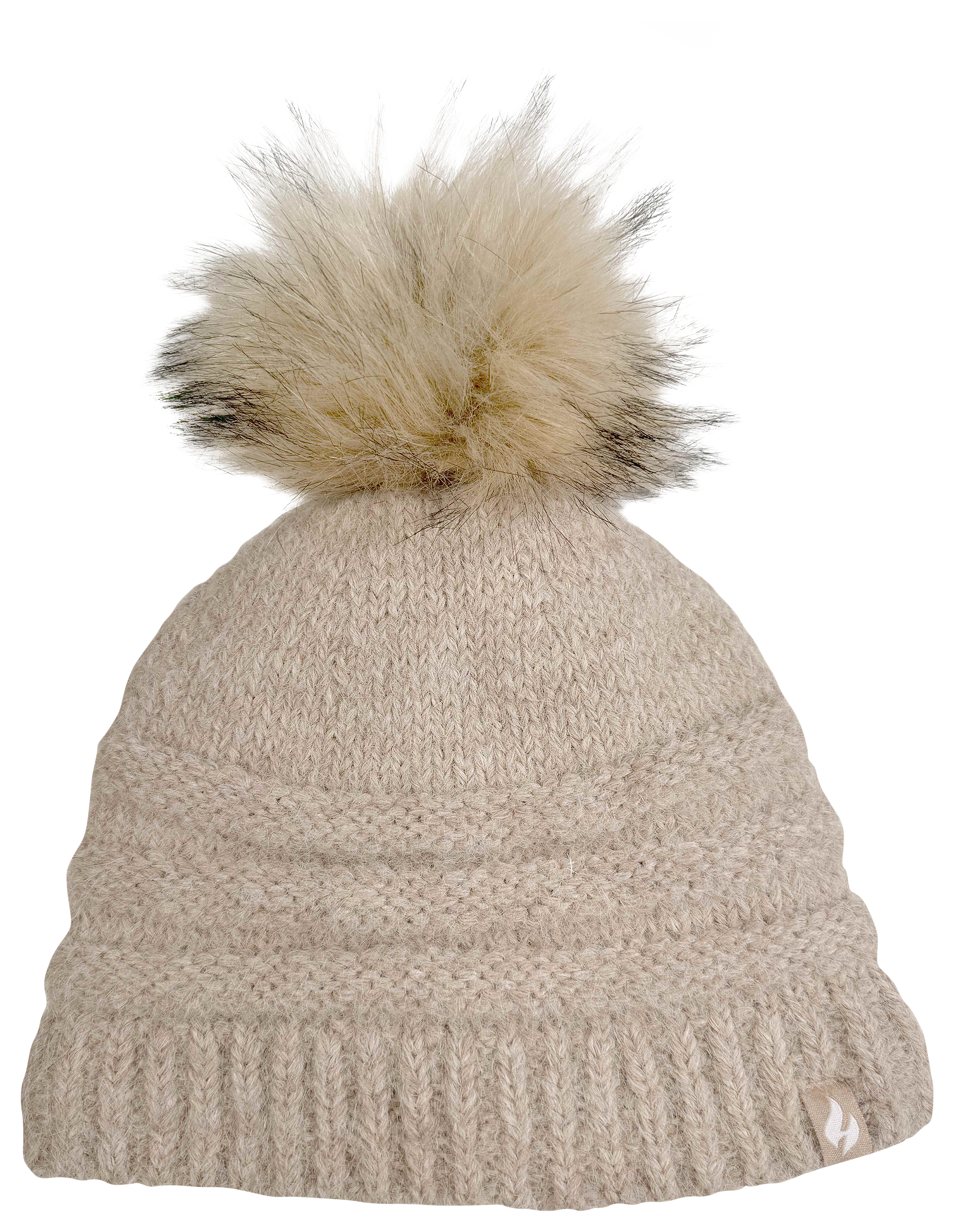 Image of Heat Holders Dakota Pom Pom Beanie - Beige