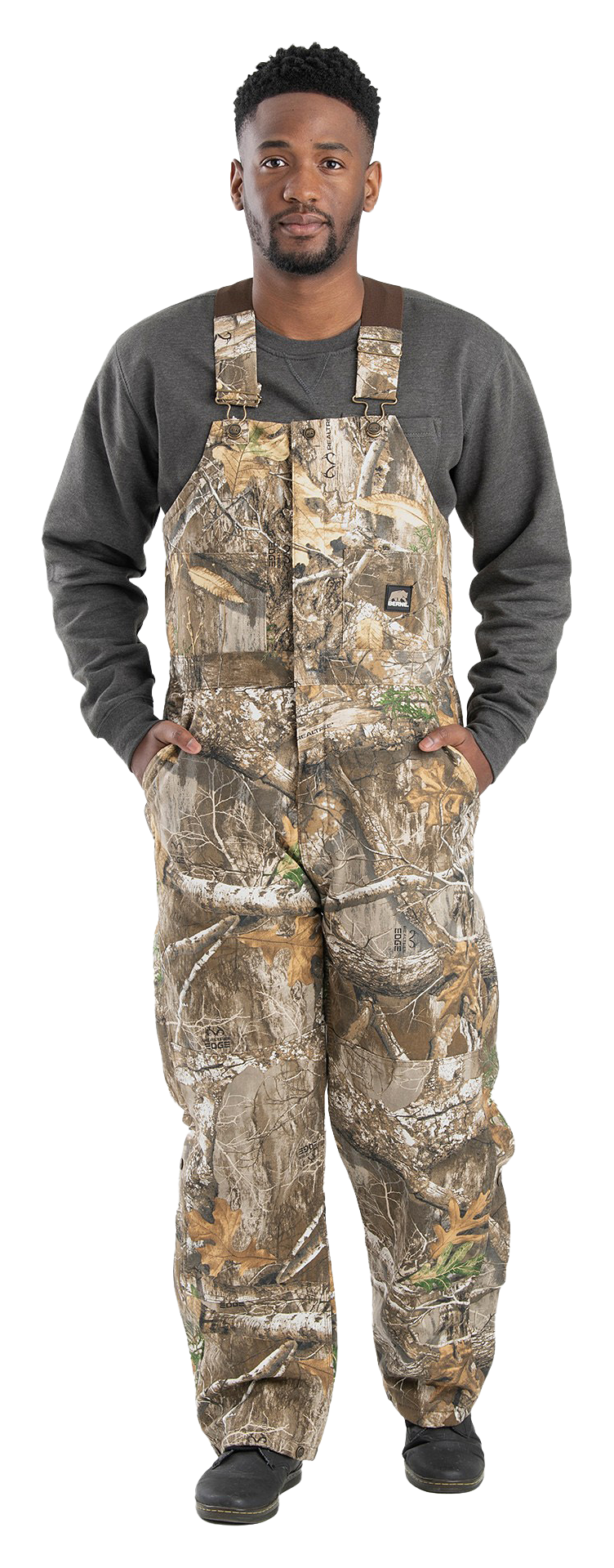 Image of Berne Heritage Insulated Duck Bib Overalls - Realtree Edge - XL - Tall